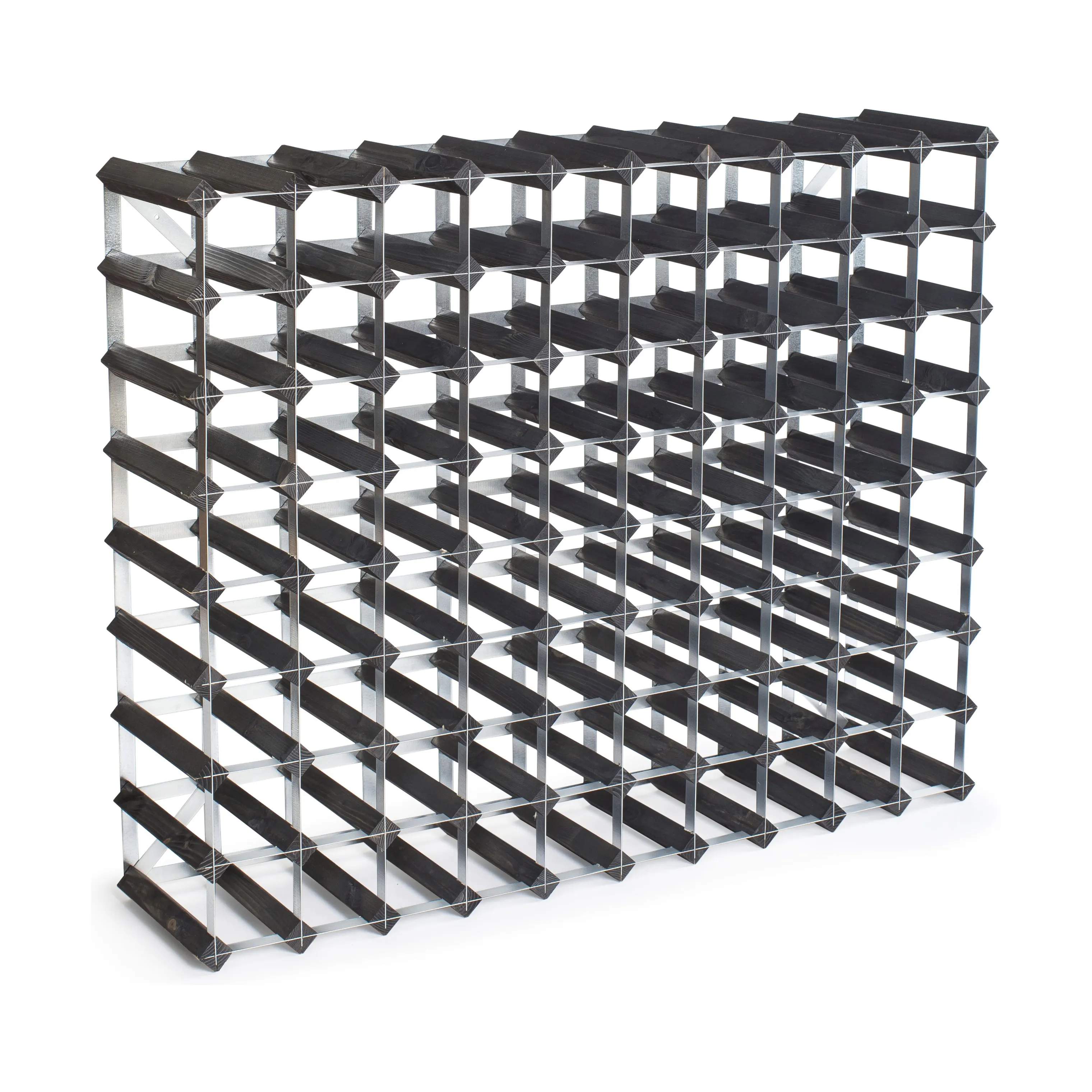 Traditional Wine Racks Vinreoler Vinreol i Sort ask, 90 flasker, 1