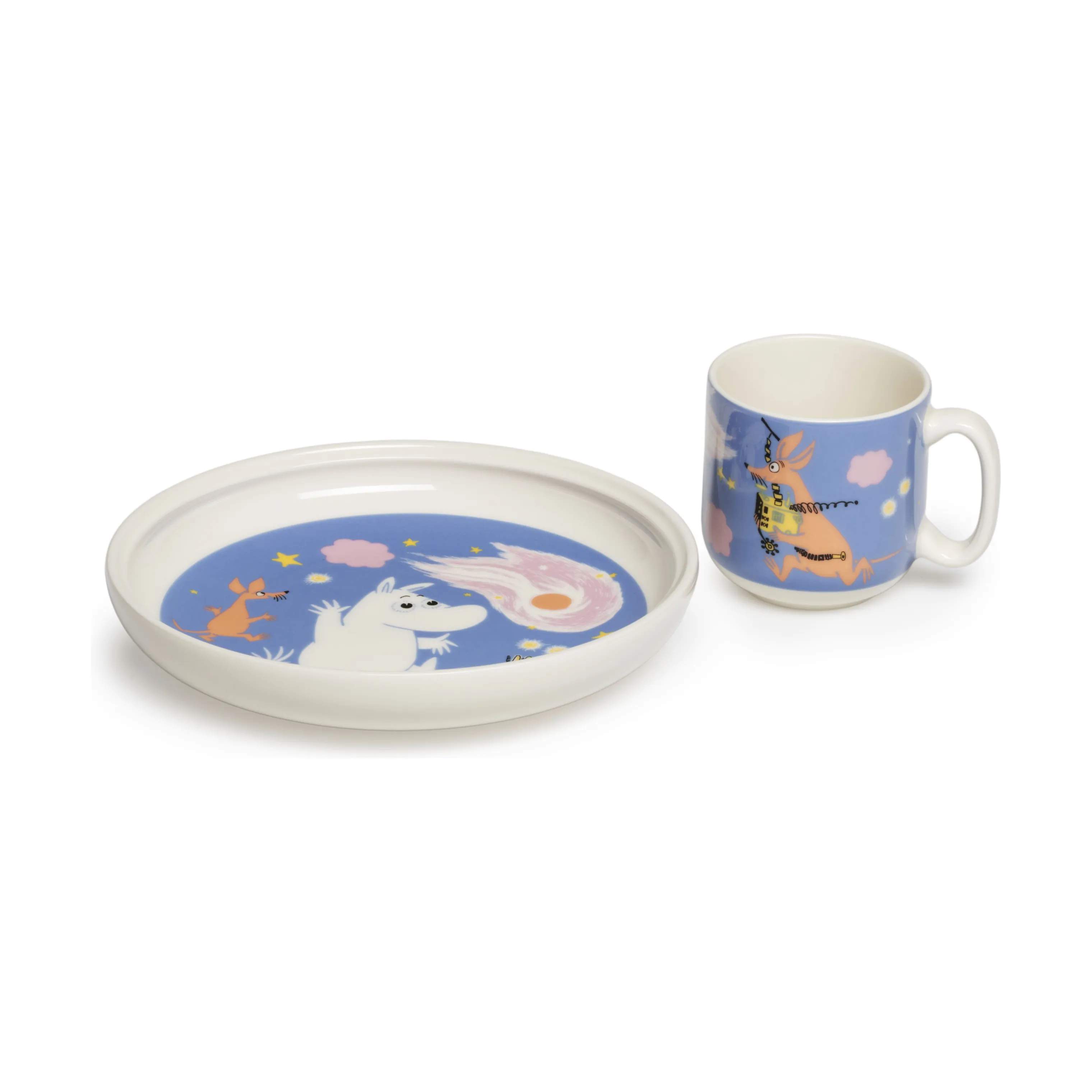 Moomin Arabia Spisesæt Rumeventyr Moomin Special Børnestelsæt - 2 dele i Multifarvet, 1