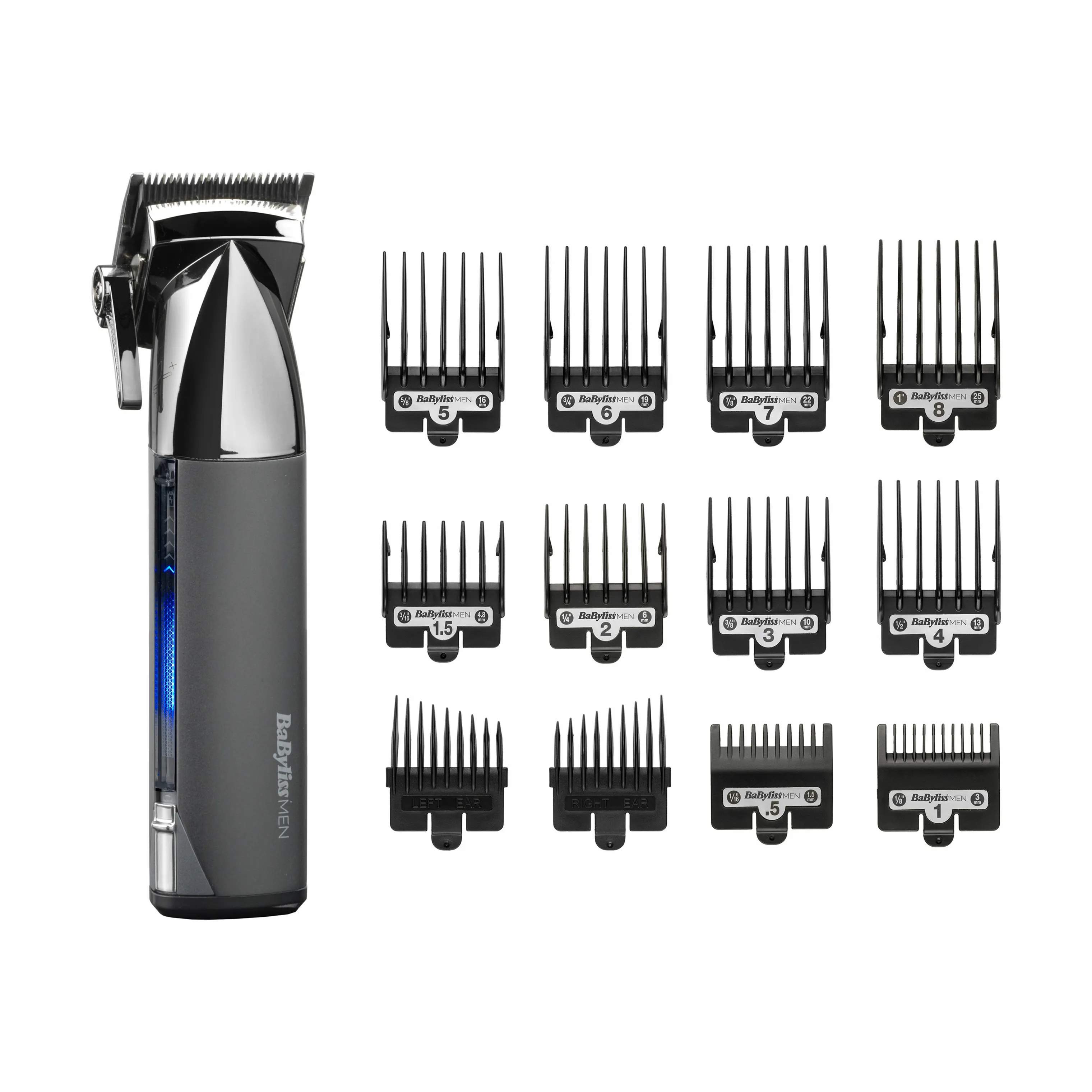 BaByliss Hårtrimmere Super x Metal Hårklipper i Chrome, 4