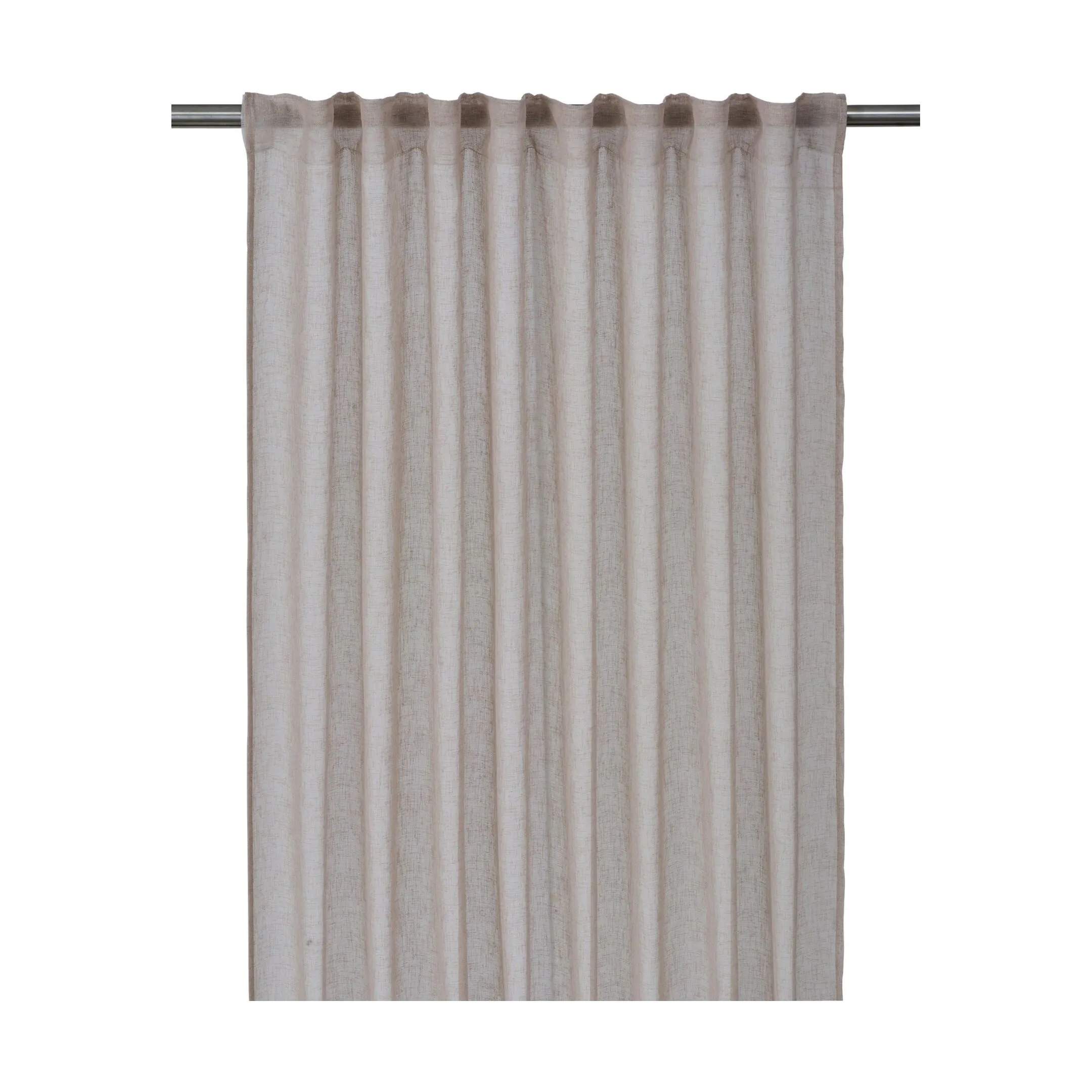 Svanefors Gardiner og gardinstænger Diana Gardin - 2 stk. i Beige, H350 x B140 cm, 1