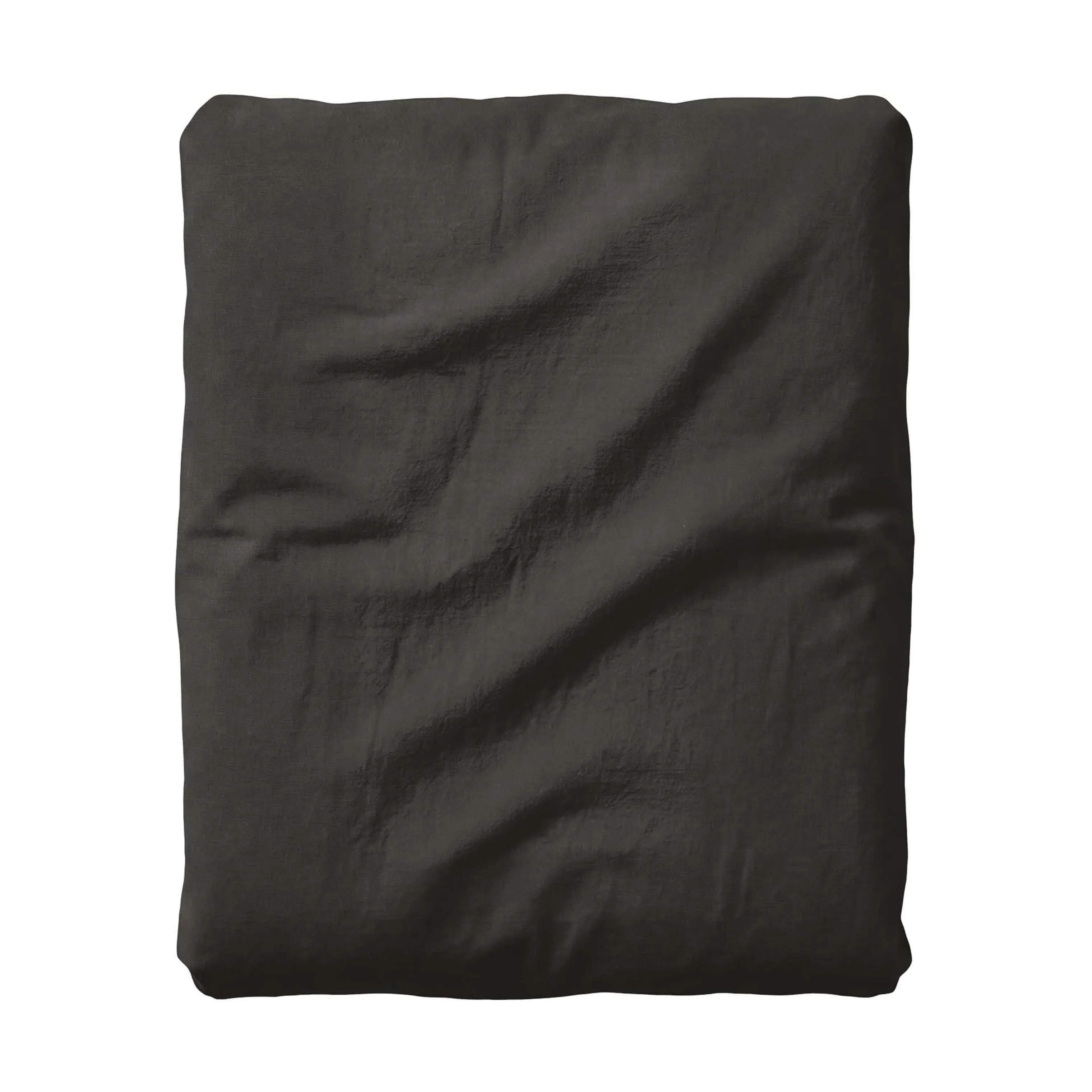 Essenza Lagner Fine Organic Jersey Boxlagen i Anthracite, B200 x L220 cm, 1