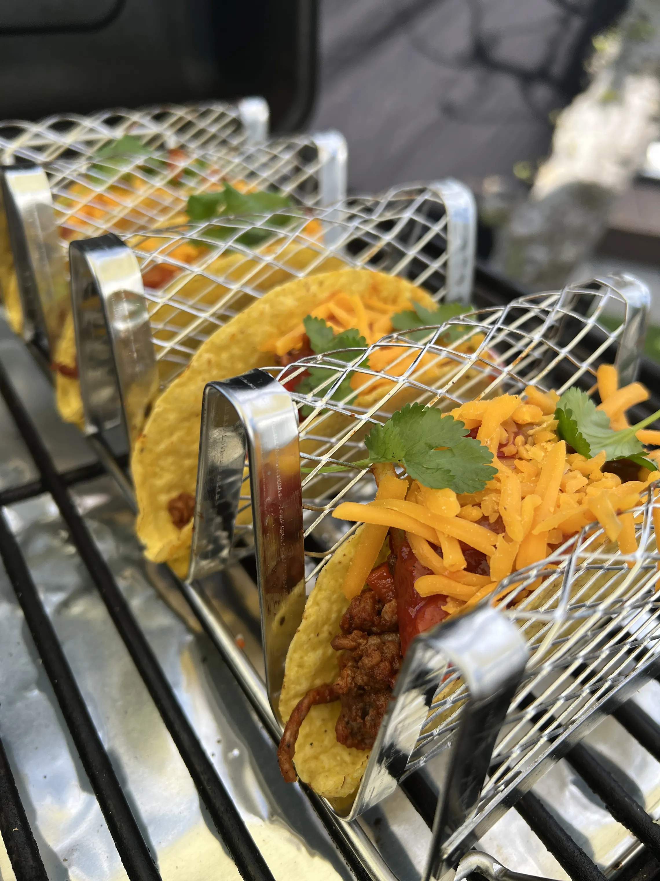 Barbecue Masters Grillredskaber Tacoholder Stativ i Stål, 2
