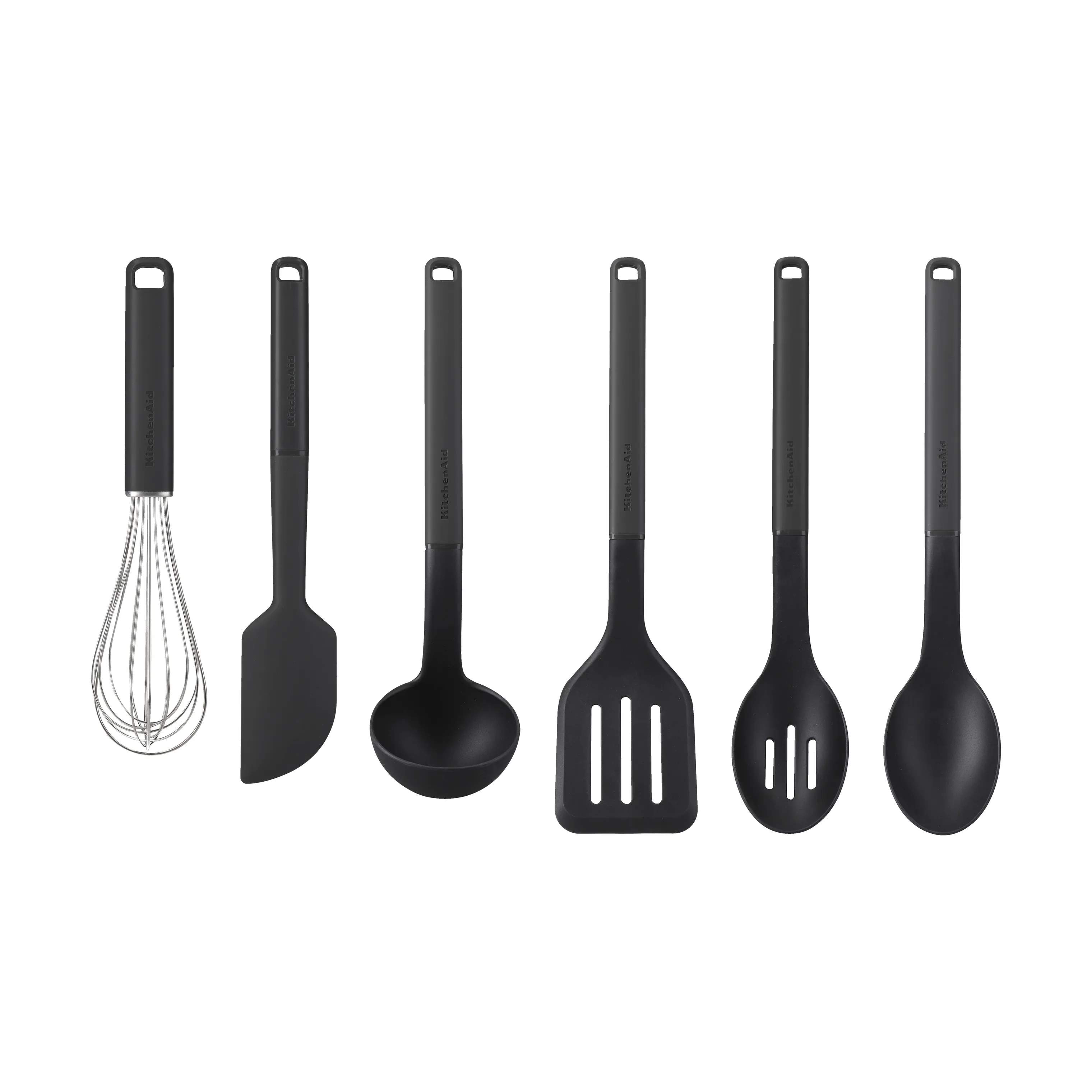 KitchenAid Grydeskesæt Redskabssæt - 6 dele i Sort, 1
