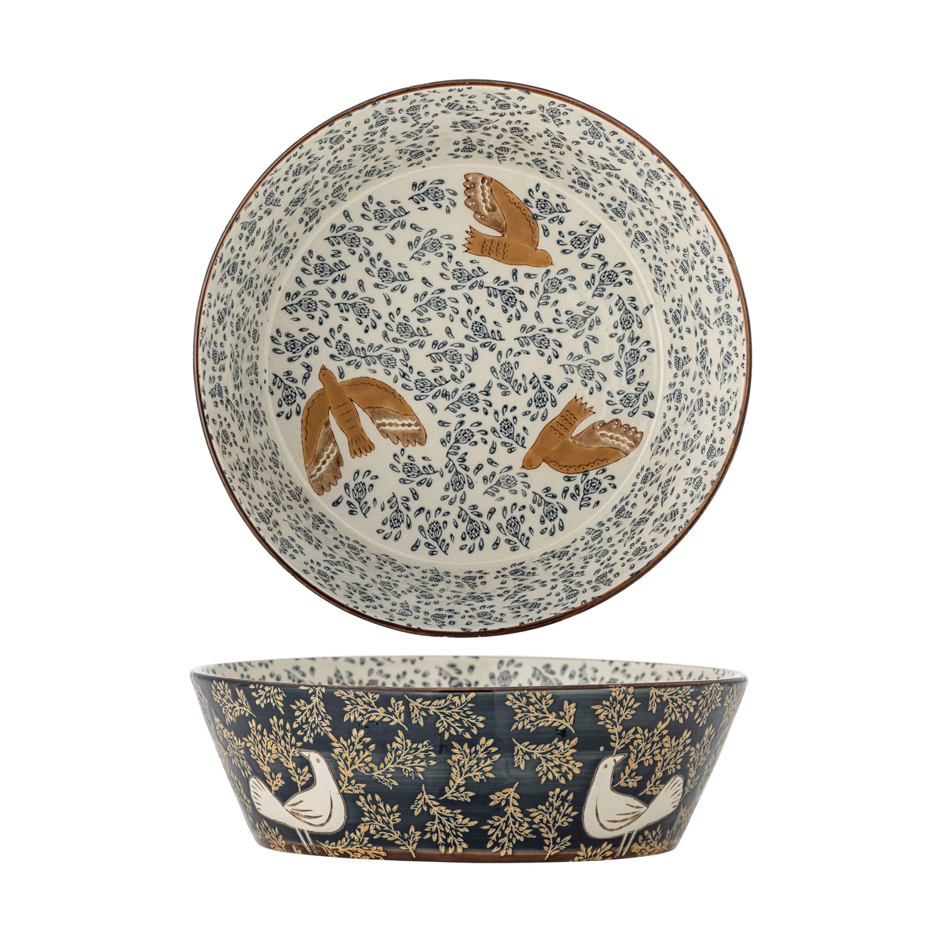 Bloomingville Serveringsskåle Hezha Skål i Blå, 1