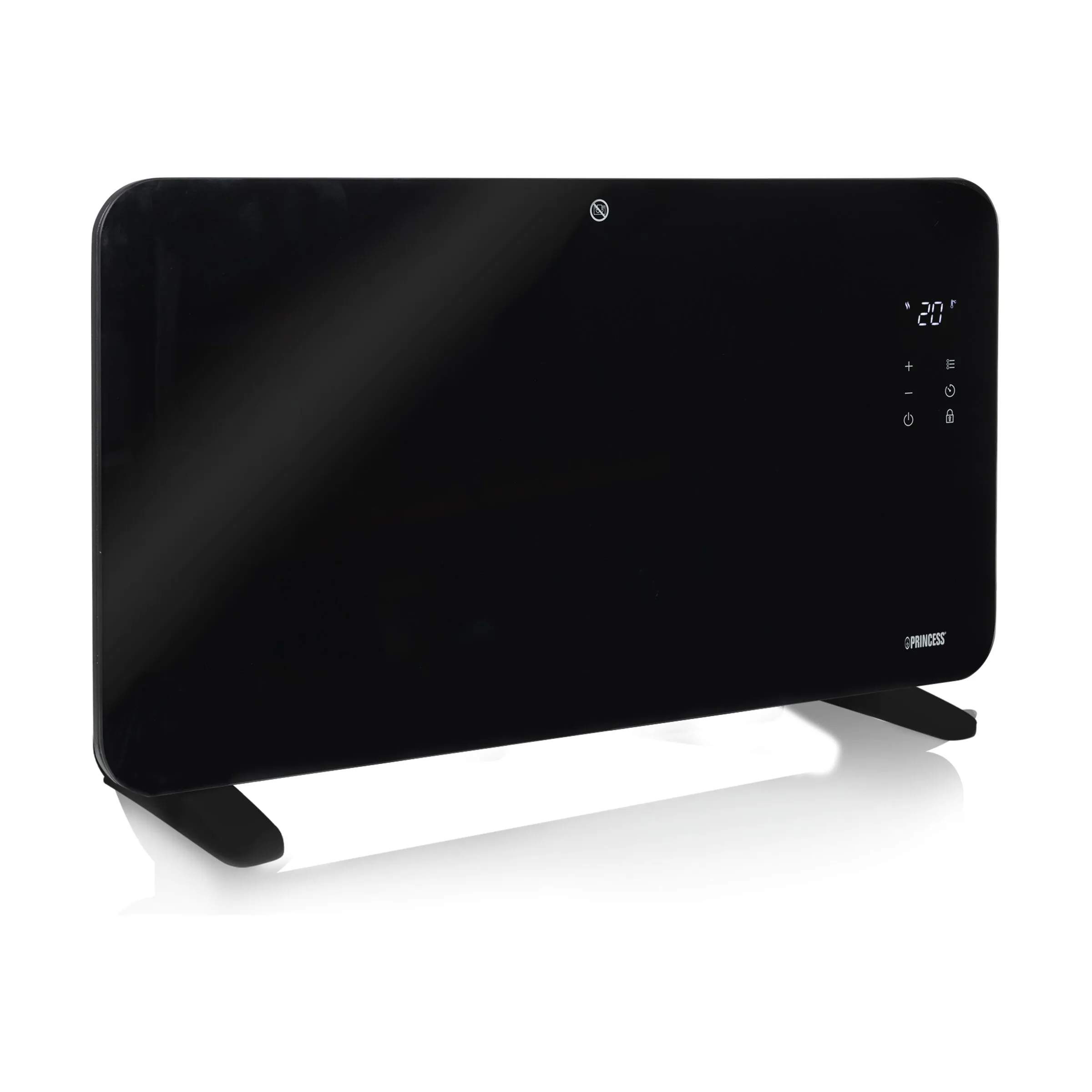 Princess Radiatorer Smart Glasvarmeovn i Sort, 1