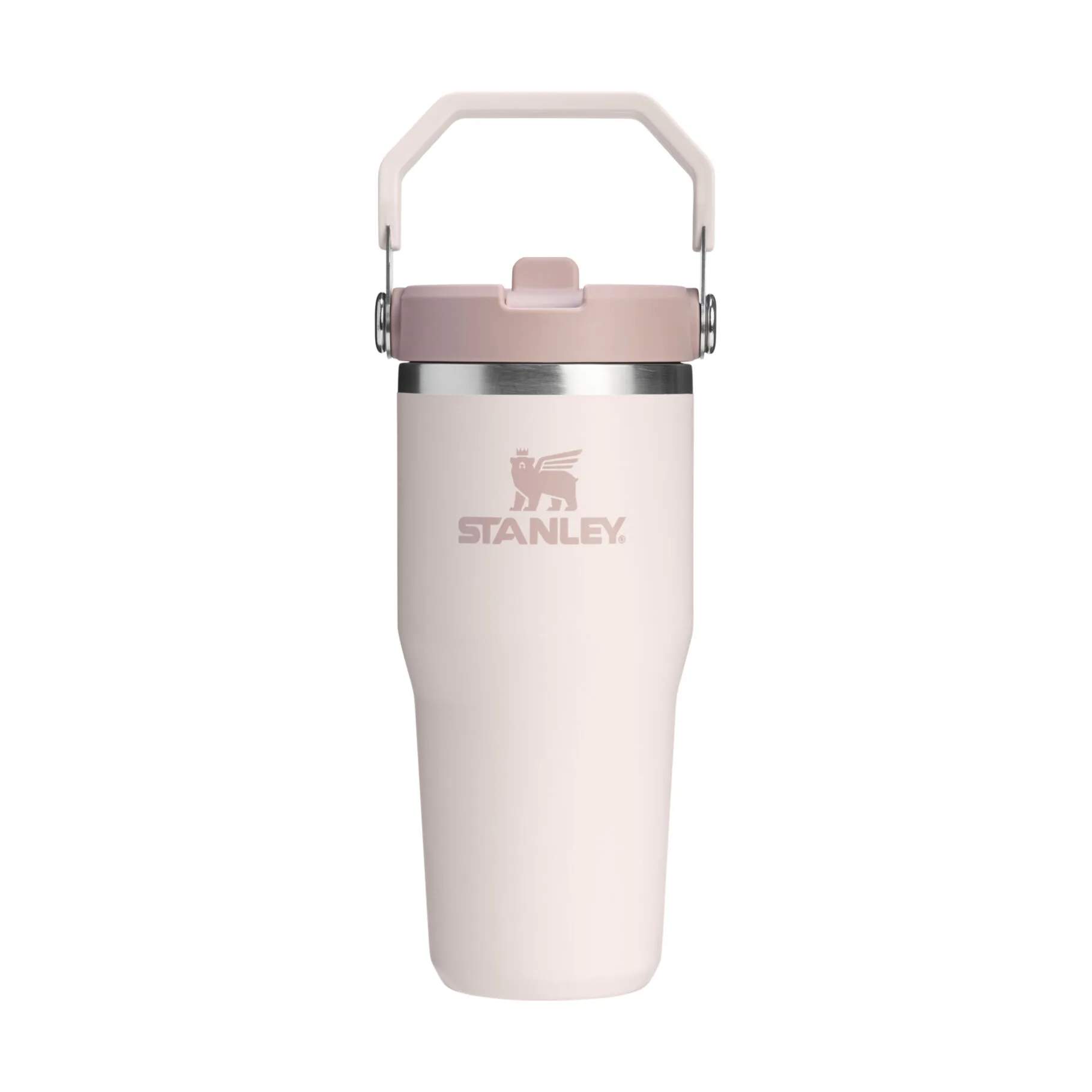 Stanley To go kopper IceFlow Flip Straw Tumbler i Rose Quartz, 41 cl, 1