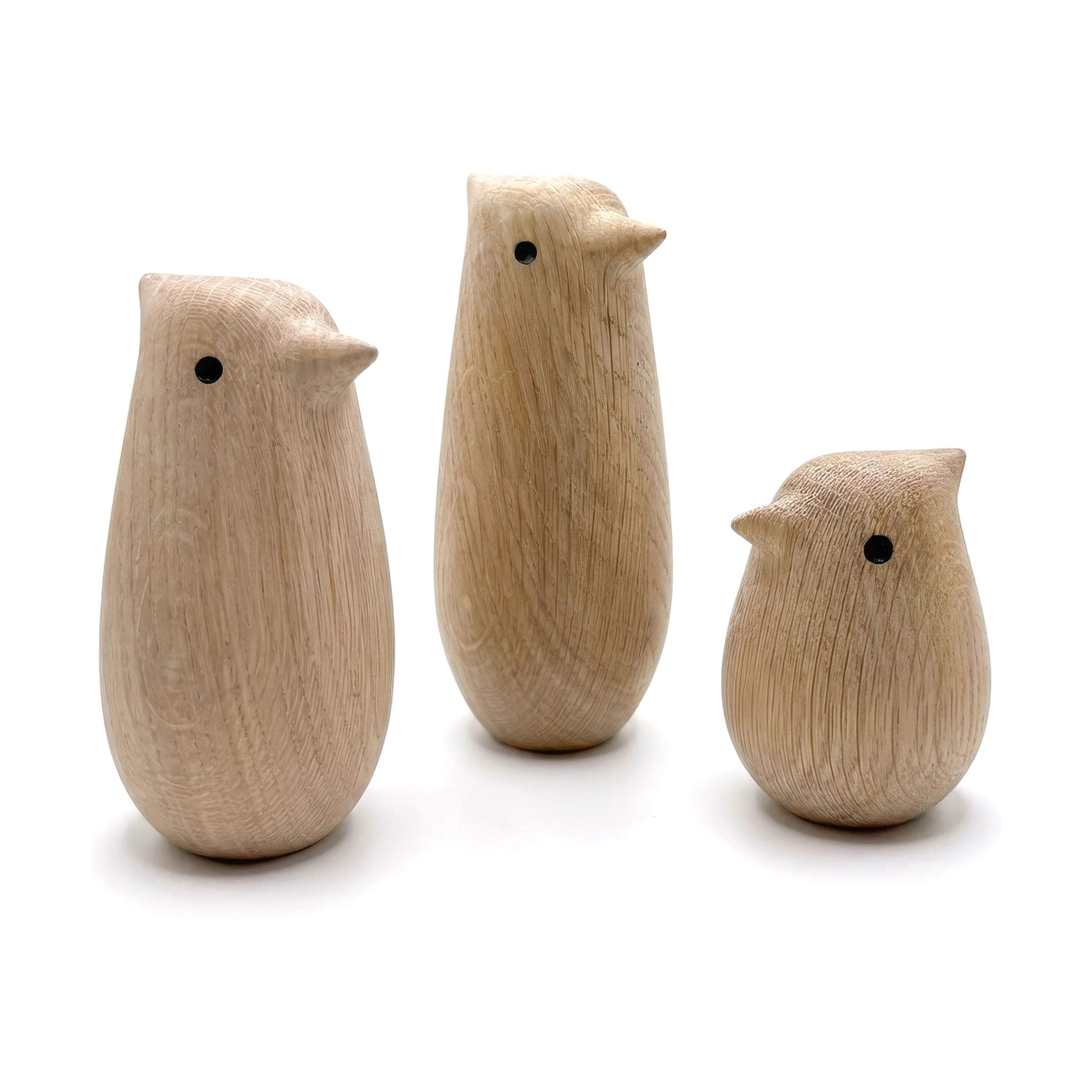 Novoform Dyrefigurer Figur - Morsangfugl i Natural oak, 11,5 cm, 3