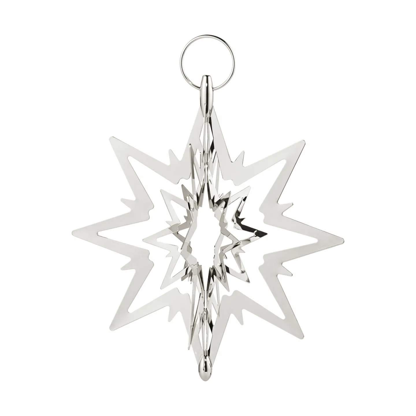 Georg Jensen Topstjerner Christmas Collectibles Topstjerne Lille i Sølvfarvet, Lille, 2