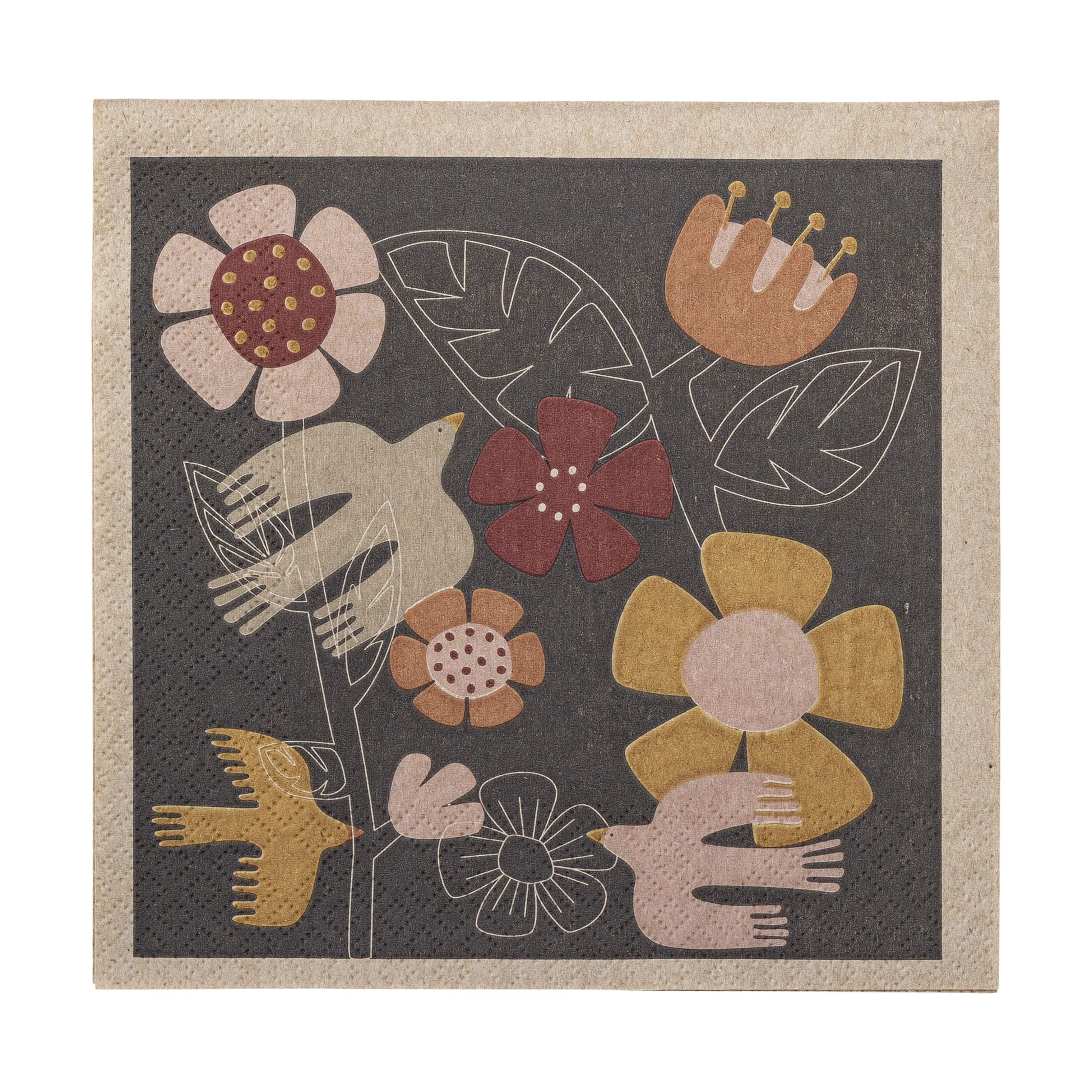 Bloomingville Servietter Vivielle Serviet - 20 stk. i Multifarvet, 4