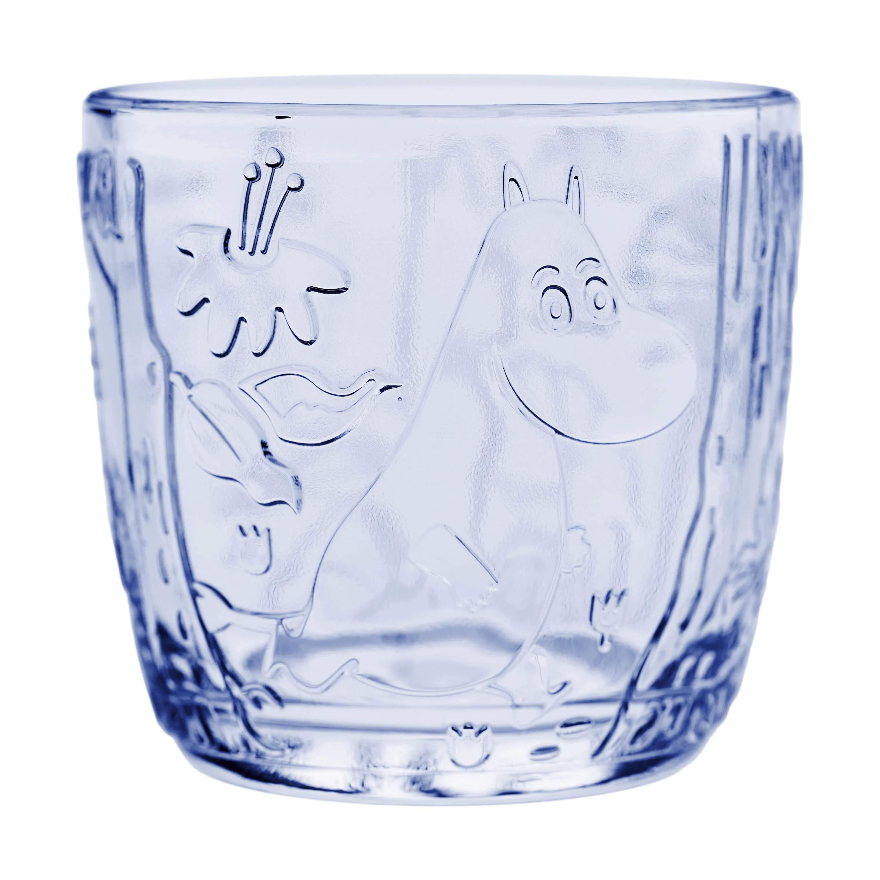 Moomin Arabia Vandglas Moomin Iittala Moomin x Iittala Vandglas - Hattifnatterne - 2 stk. i Aqua, 3