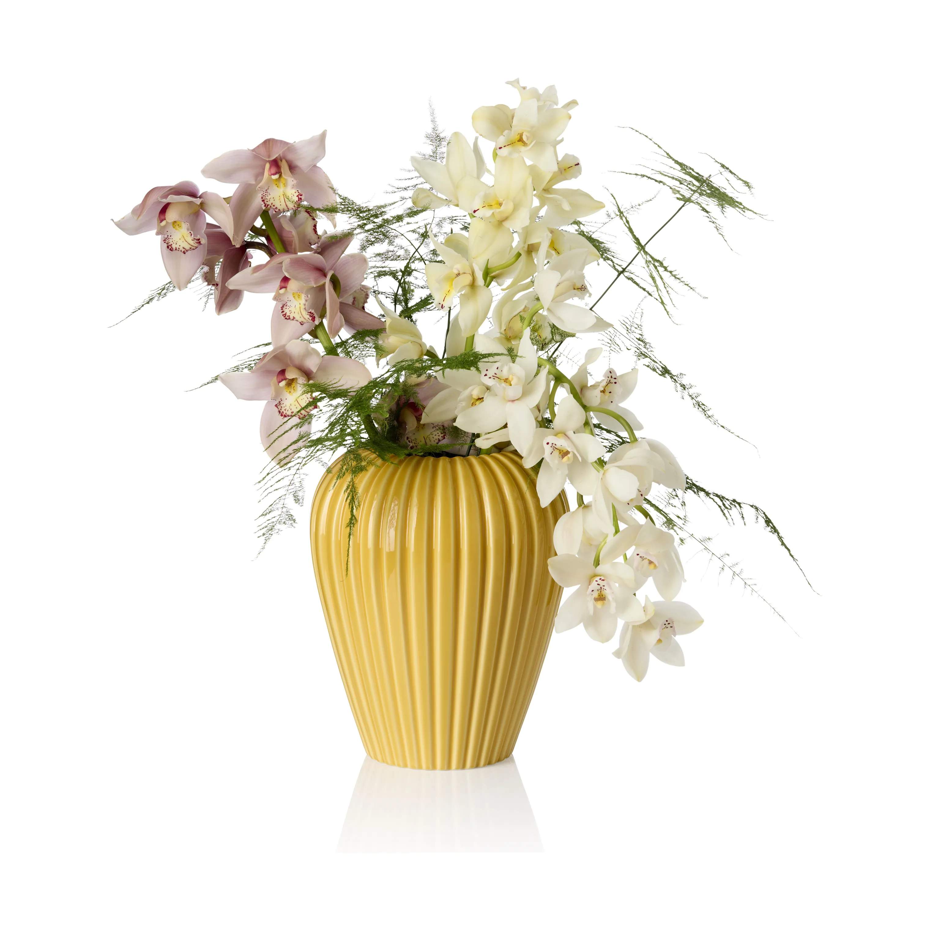 erik bagger a/s Vaser Eslau Lilje Vase i gul, 25 cm, 4