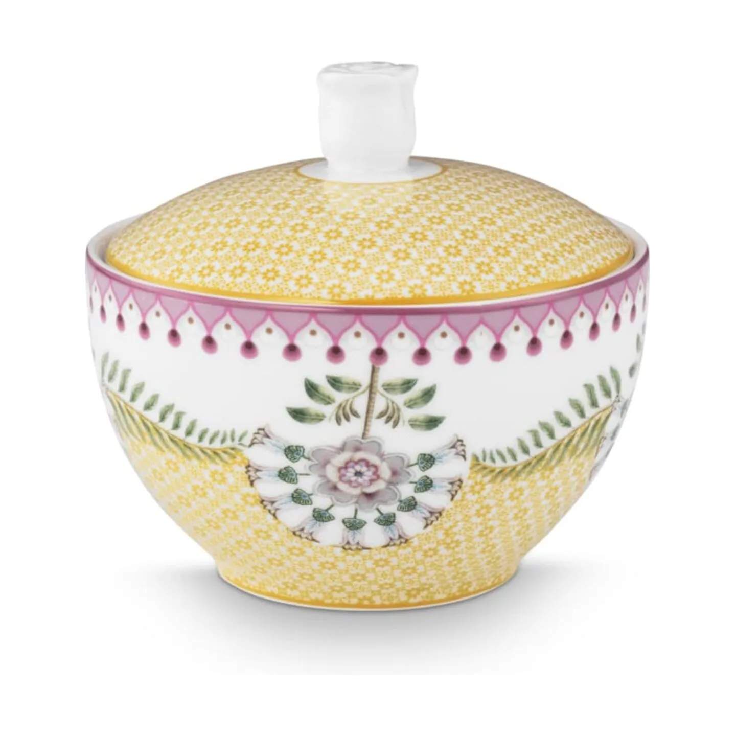 PIP Studio Skåle Lily & Lotus Sukkerskål i Yellow, 1