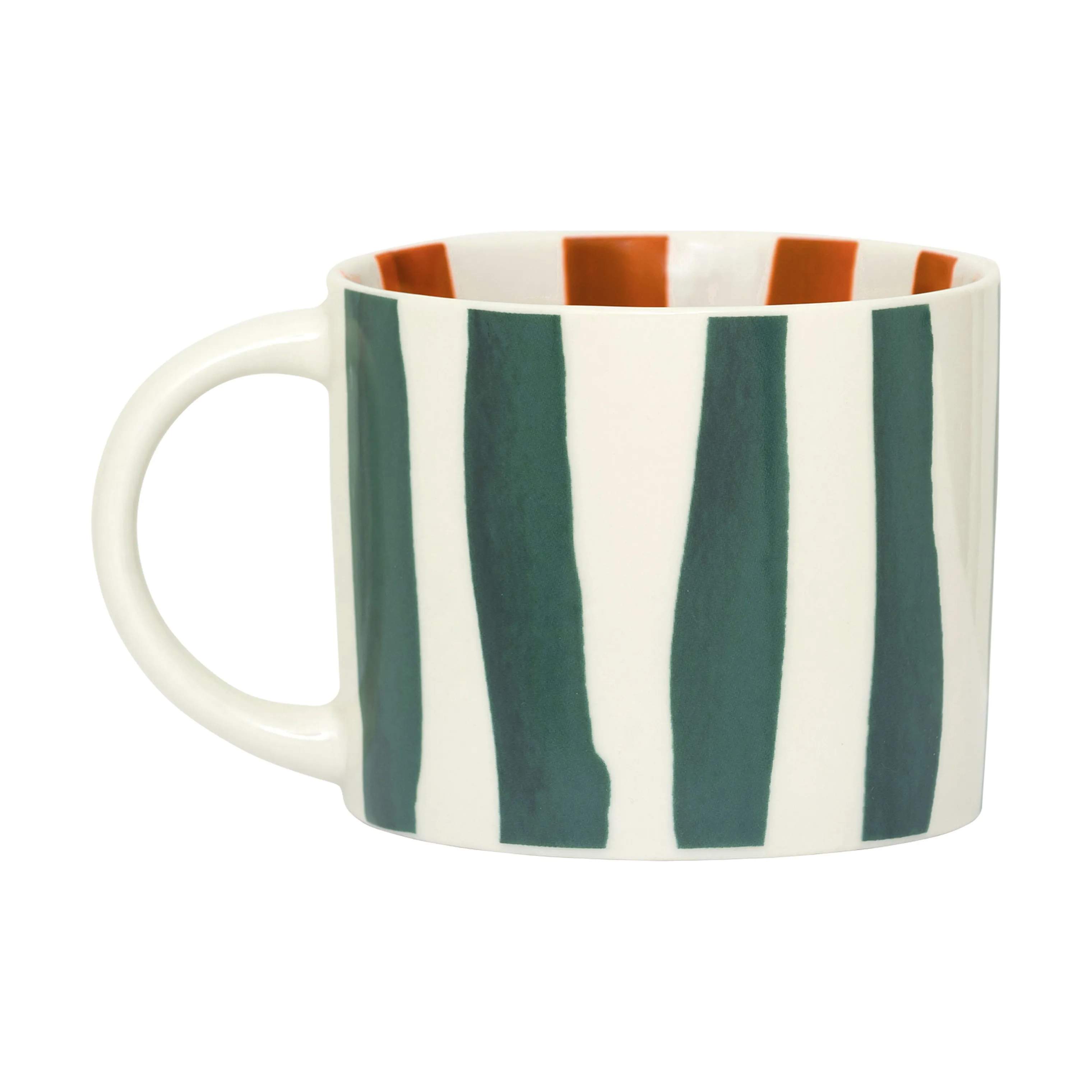 Urban Nature Culture Krus og kopper med hank Tazza Kaffekop i Blå/striber, 3