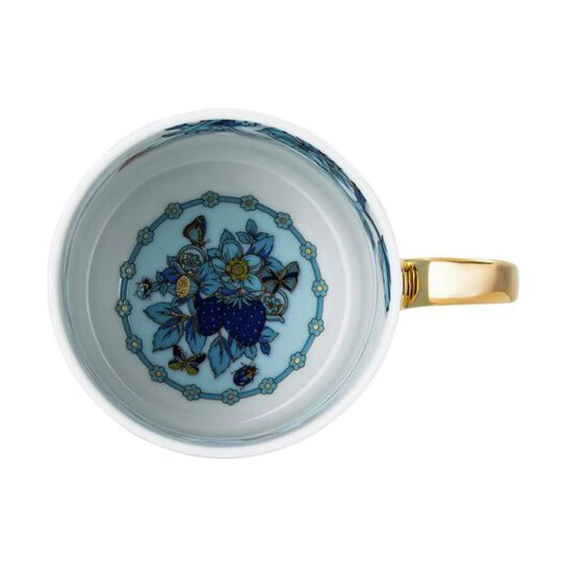 Versace Krus og kopper med hank Le Jardin Krus i Blue, 3