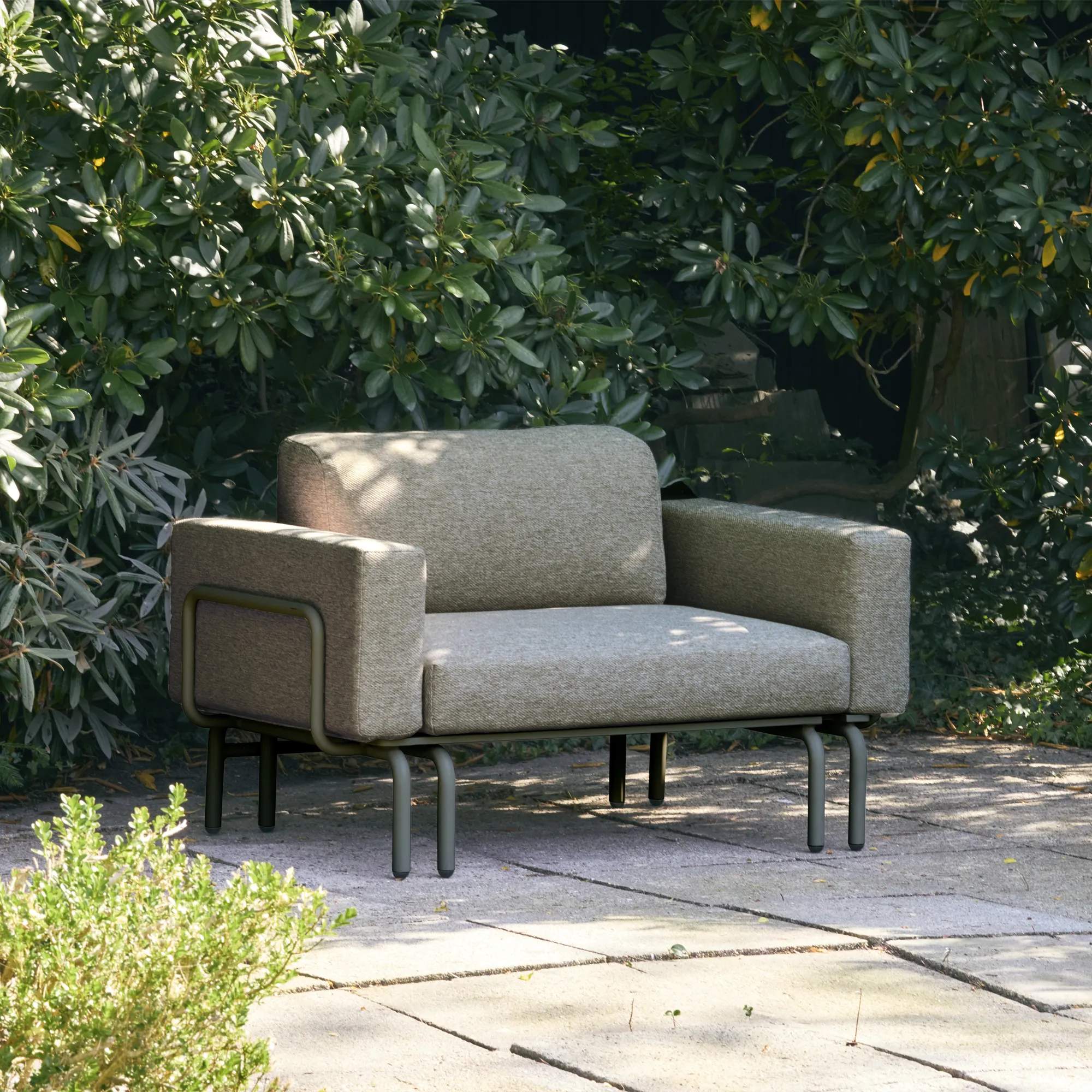 Mandalay Loungestole Ivy Loungestol i Olivengrøn, 3