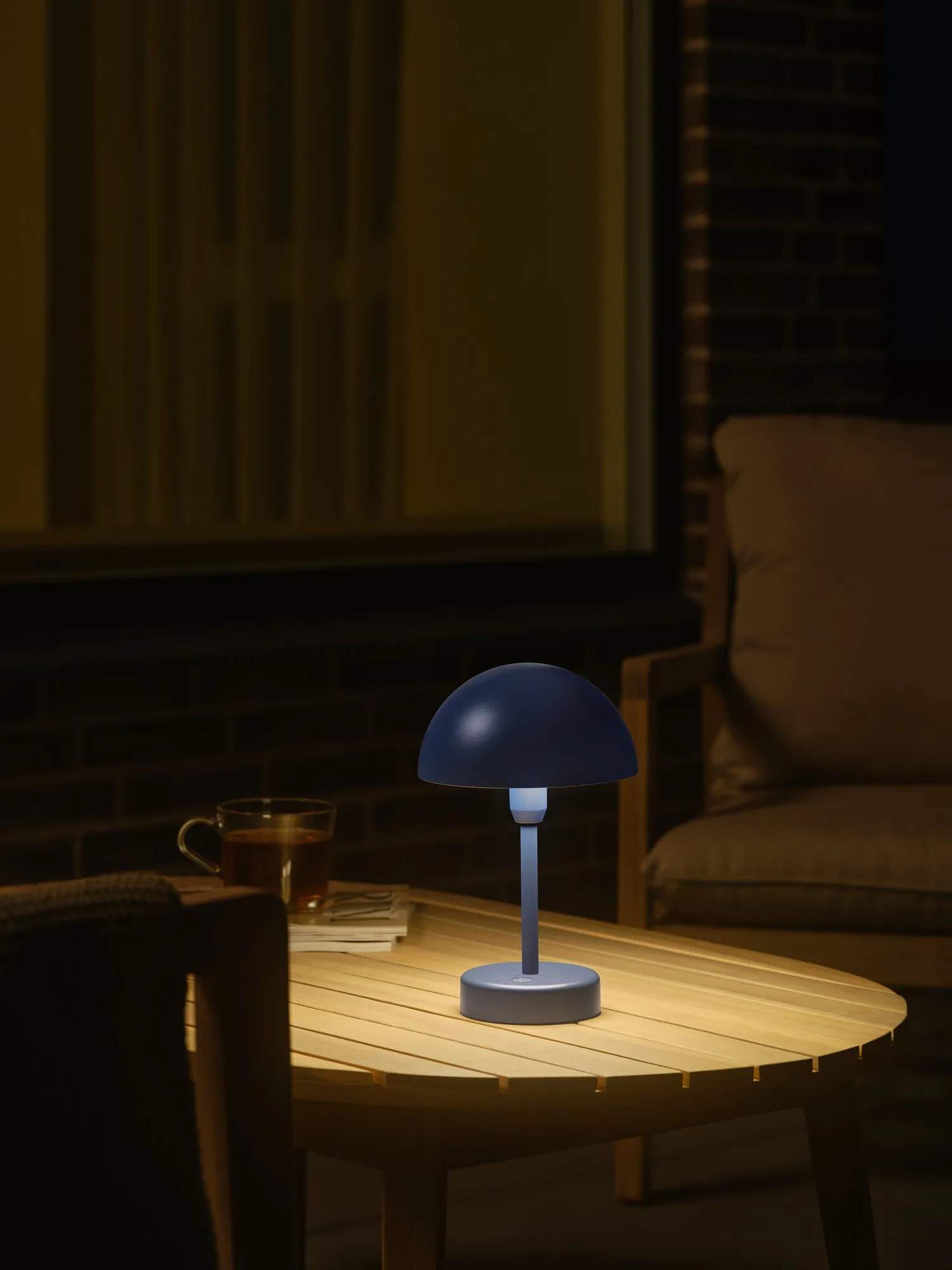 Nordlux Bordlamper Ellen Genopladelig Bordlampe i Blå, 2