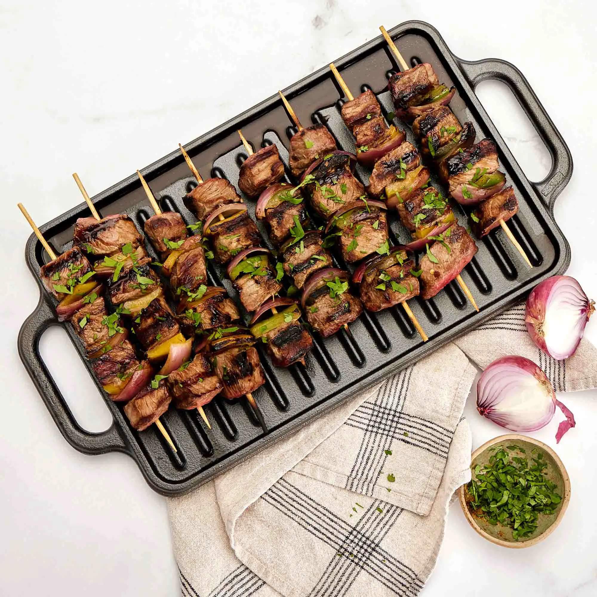 Victoria Stegepander Seasoned Vendbar Stegeplade i sort, 3