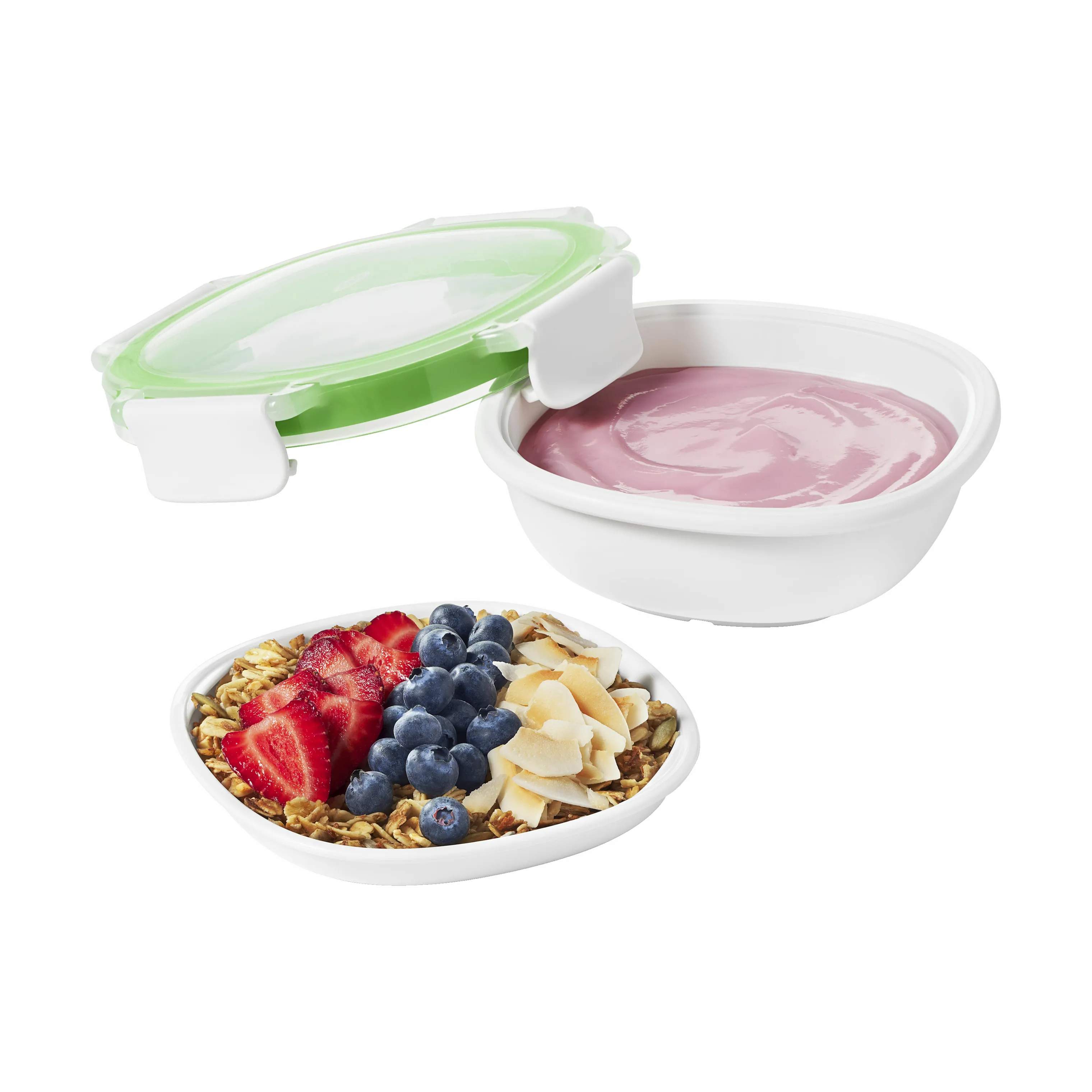 OXO Opbevaringsbokse Good Grips Snackbeholder i hvid;klar, B15 x L15 cm, 4