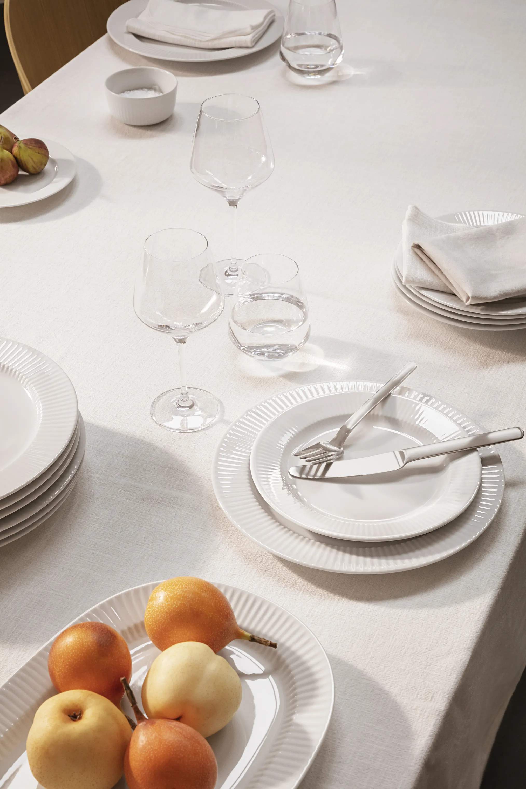 Eva Trio Frokosttallerkener Legio Nova Frokosttallerken i Hvid, 22 cm, 5