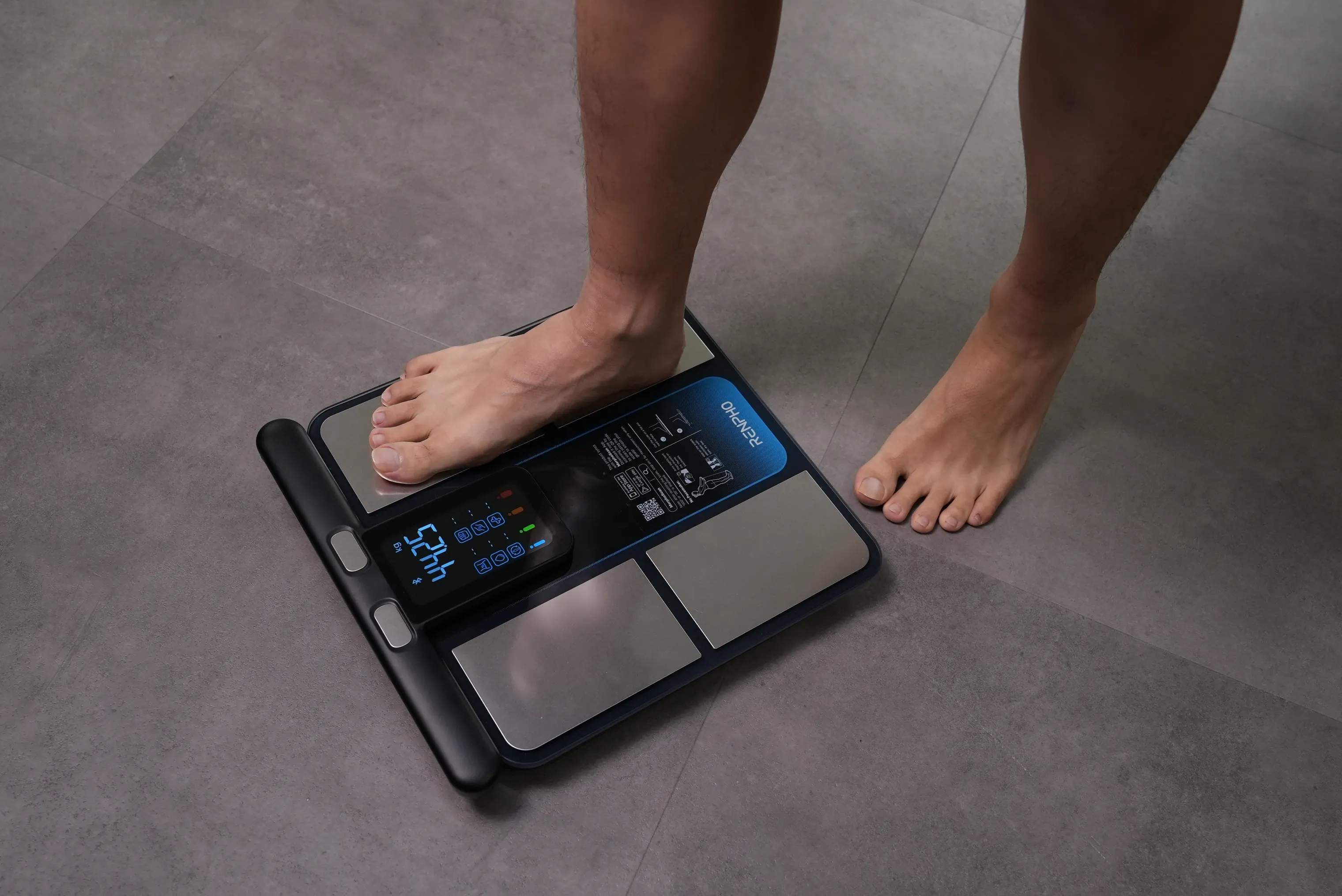 Renpho Badevægte Personvægt - MorphoScan smart i sort, 3
