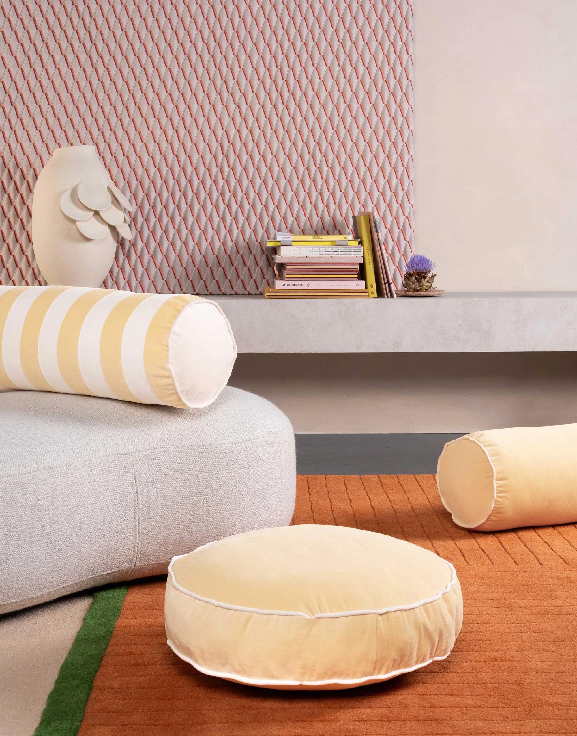 Essenza Pyntepuder Luise Pyntepude i Yellow straw, 2