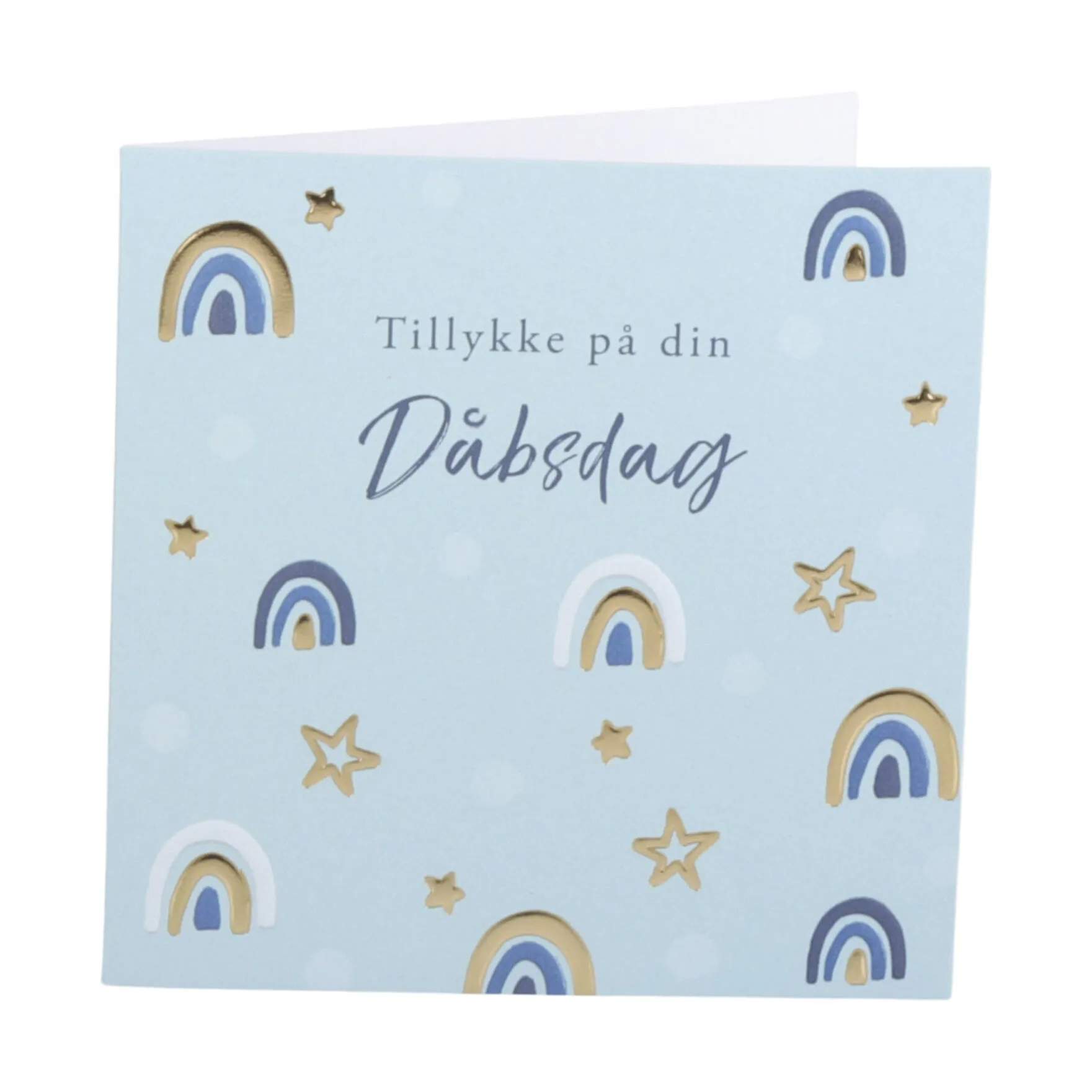 CASA Living Kort Kort - Tillykke på din Dåbsdag i Blå, 1