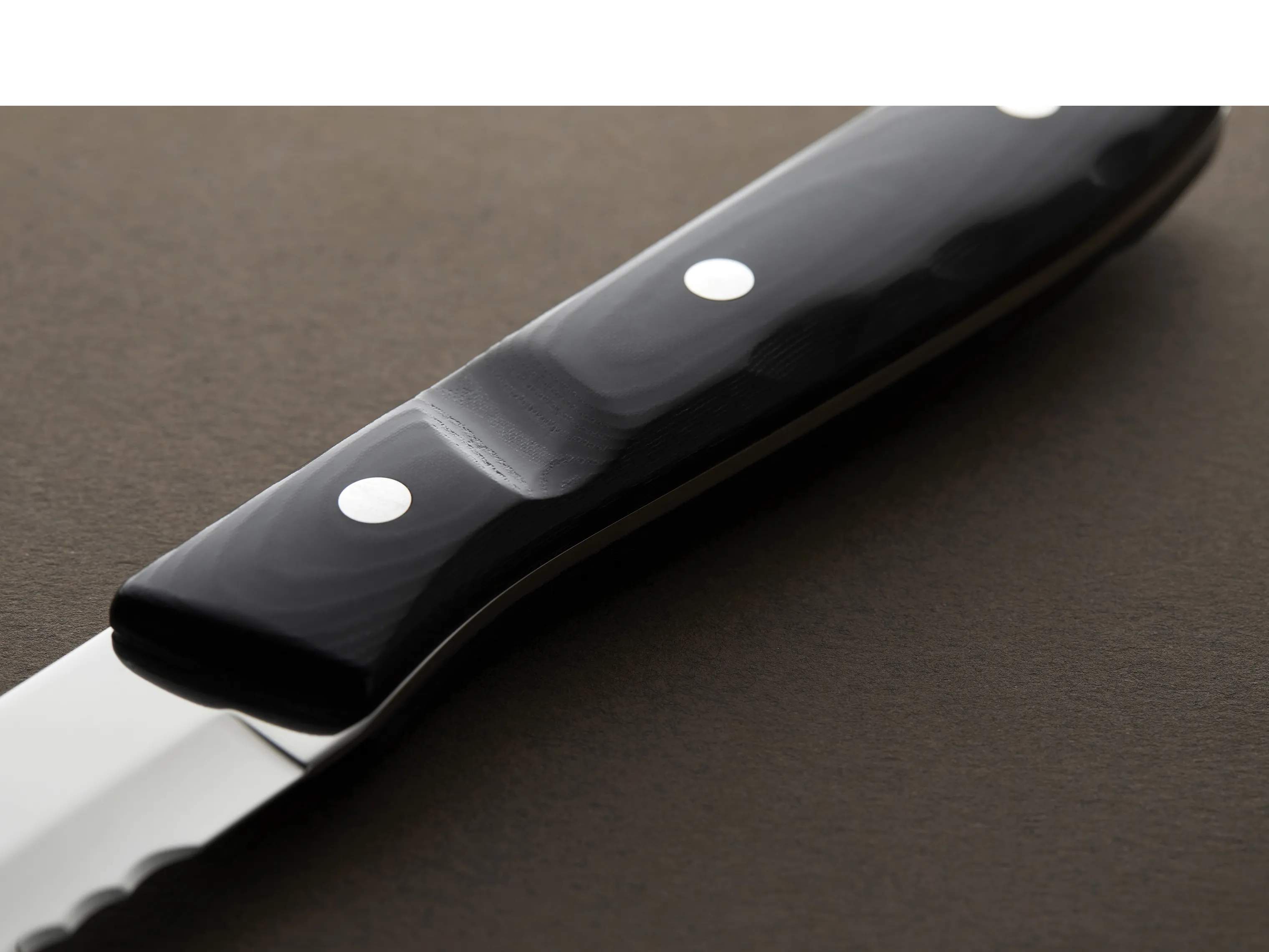 Gense Steakknive Old Farmer XL Old Farmer Micarta XL Steakkniv - 4 stk. i Sort/stål, 2