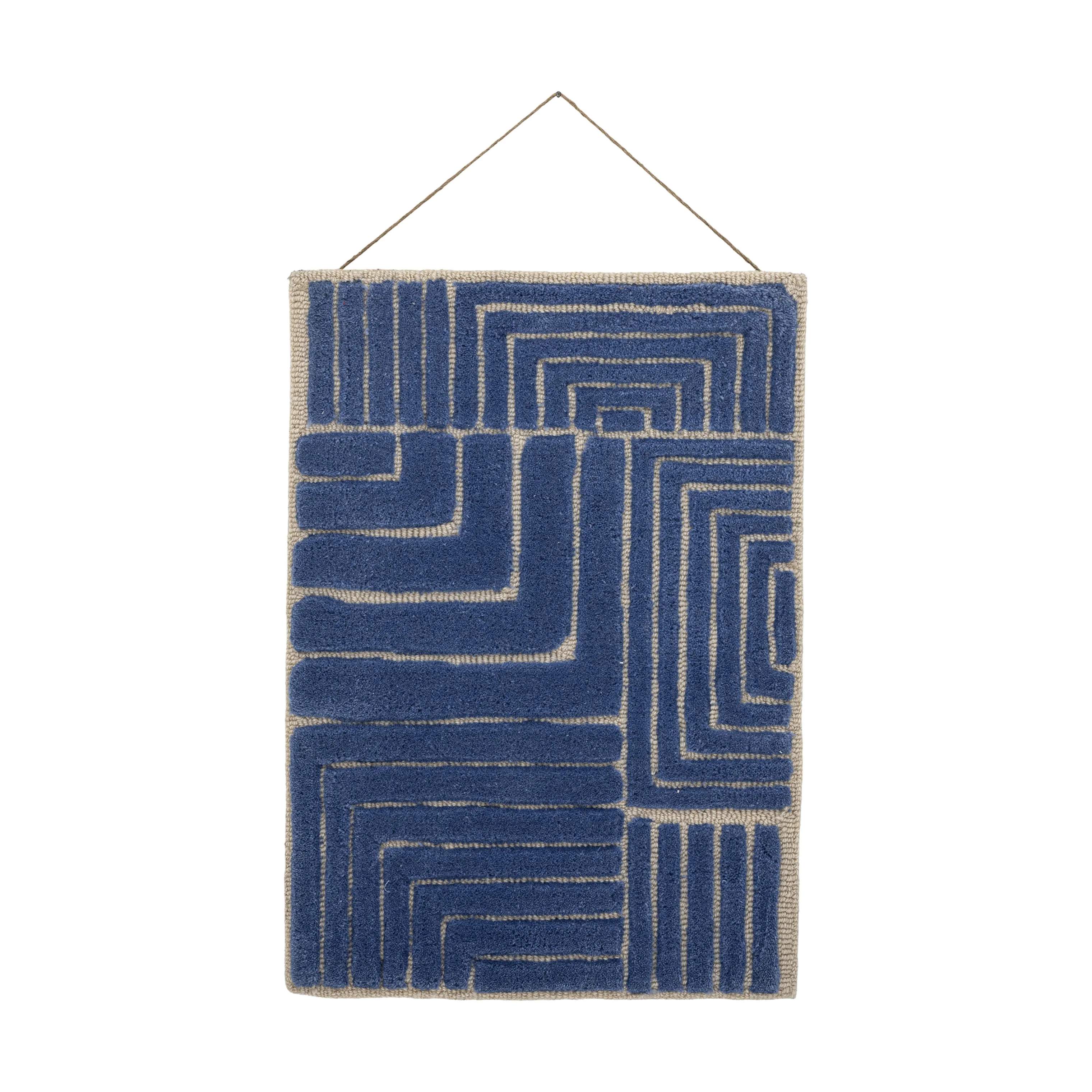 Bloomingville Vægdekoration Velva Vægdekoration i blå, 1