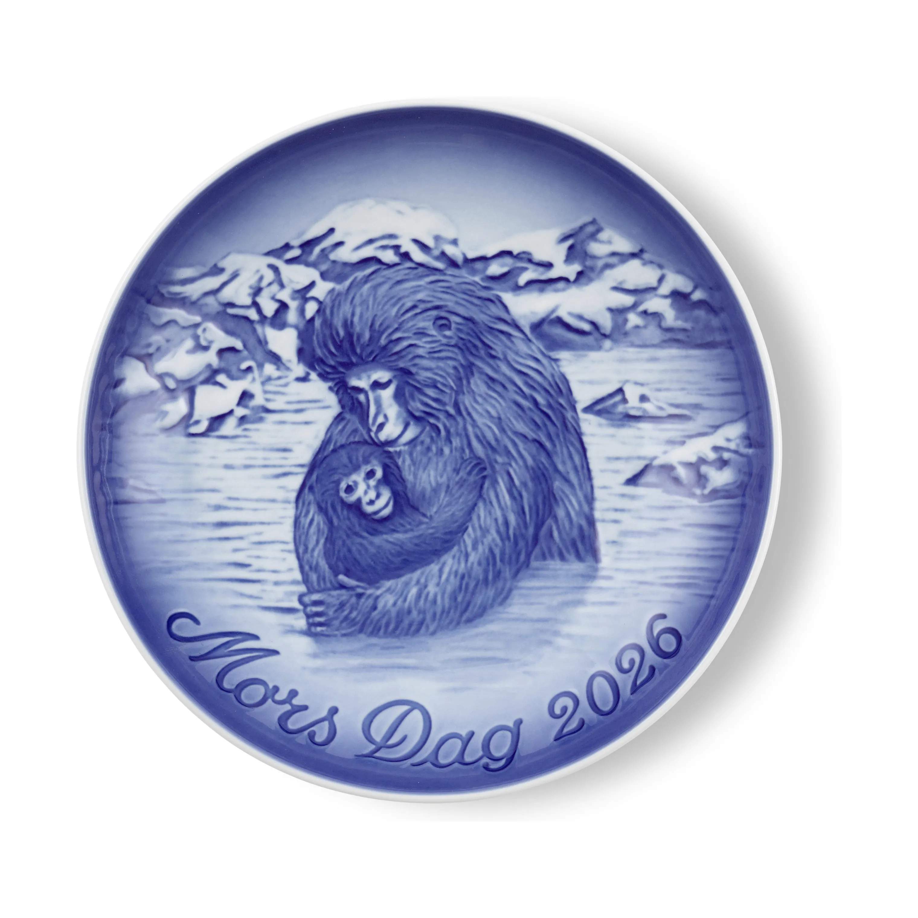Royal Copenhagen Platter Samlerartikler Bing & Grøndahl Mors Dags Platte 2026 i Blå, 1