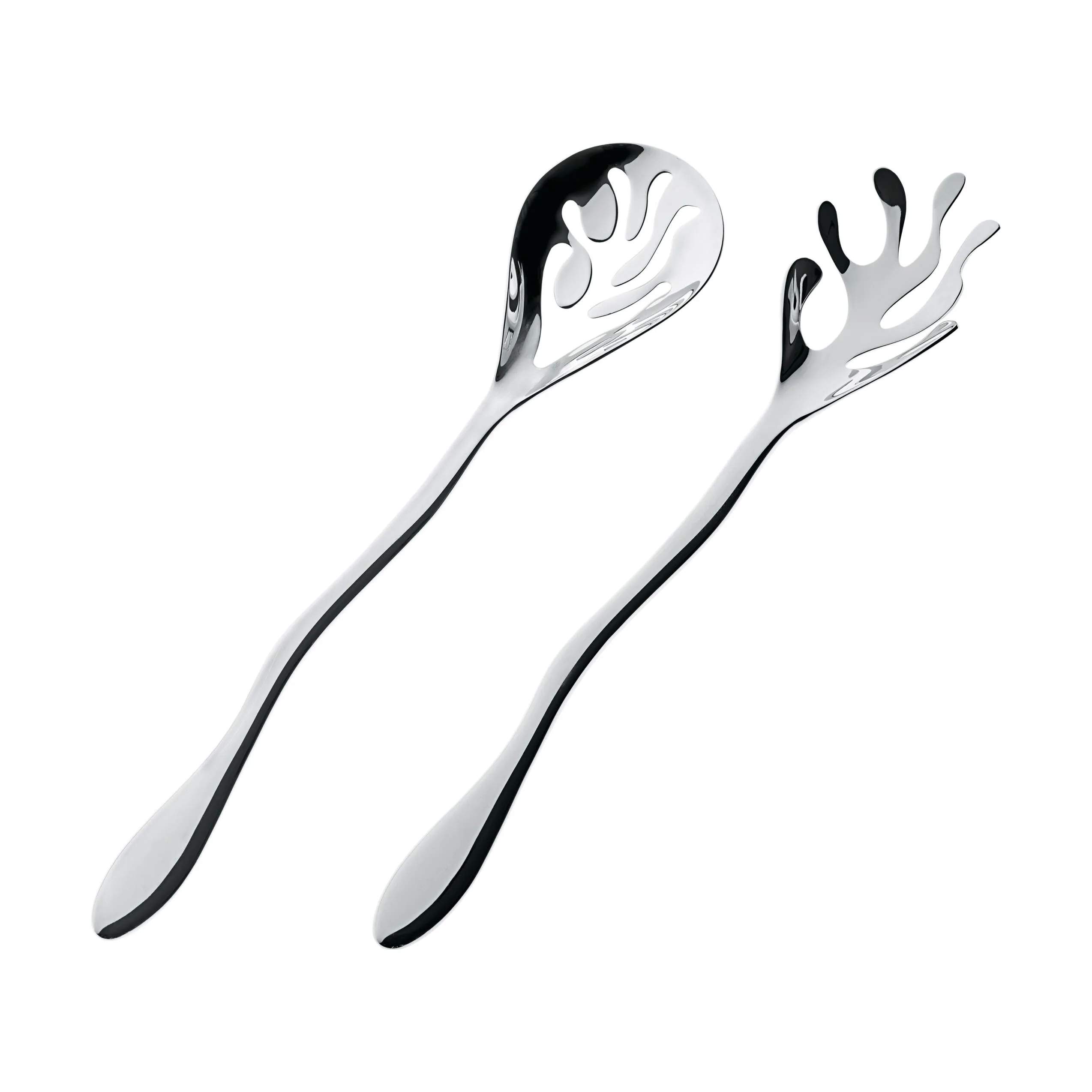 Alessi Salatbestik Mediterraneo Salatbestik - 2 dele i Sølv, 1