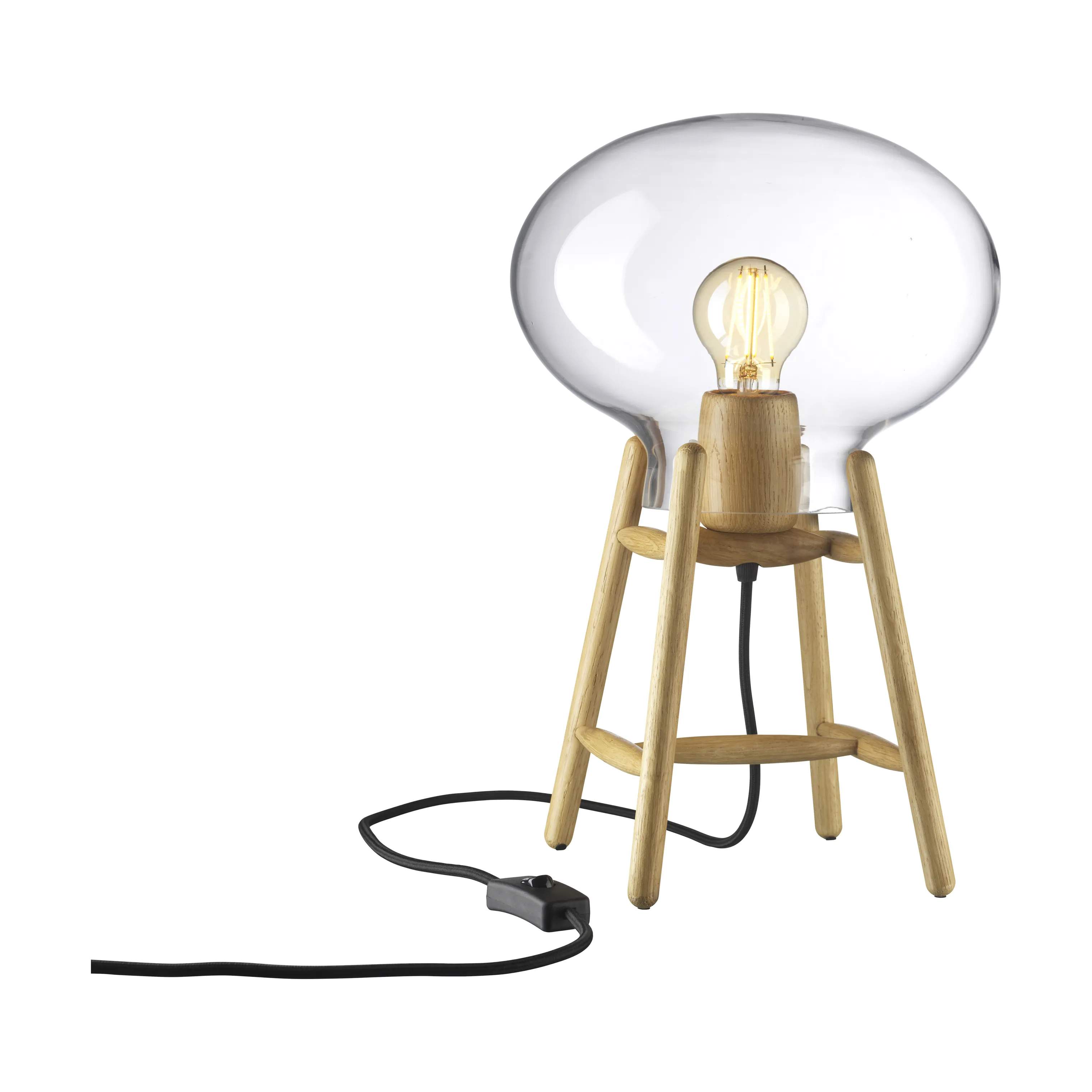 U4 Hiti Bordlampe, natur/klar, large
