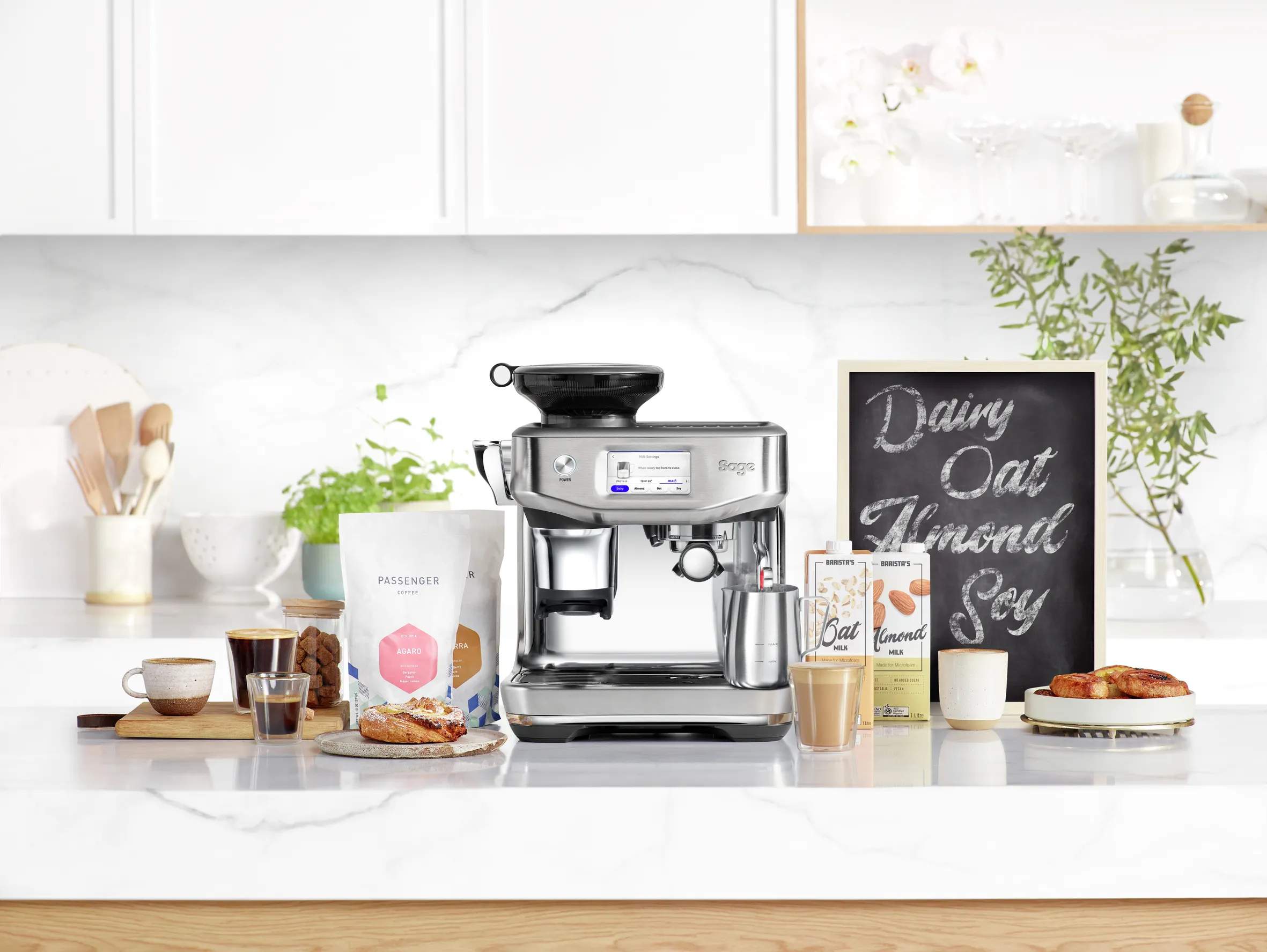 Sage Espressomaskiner Barista Touch Impress Espressomaskine i Mørkegrå, 2