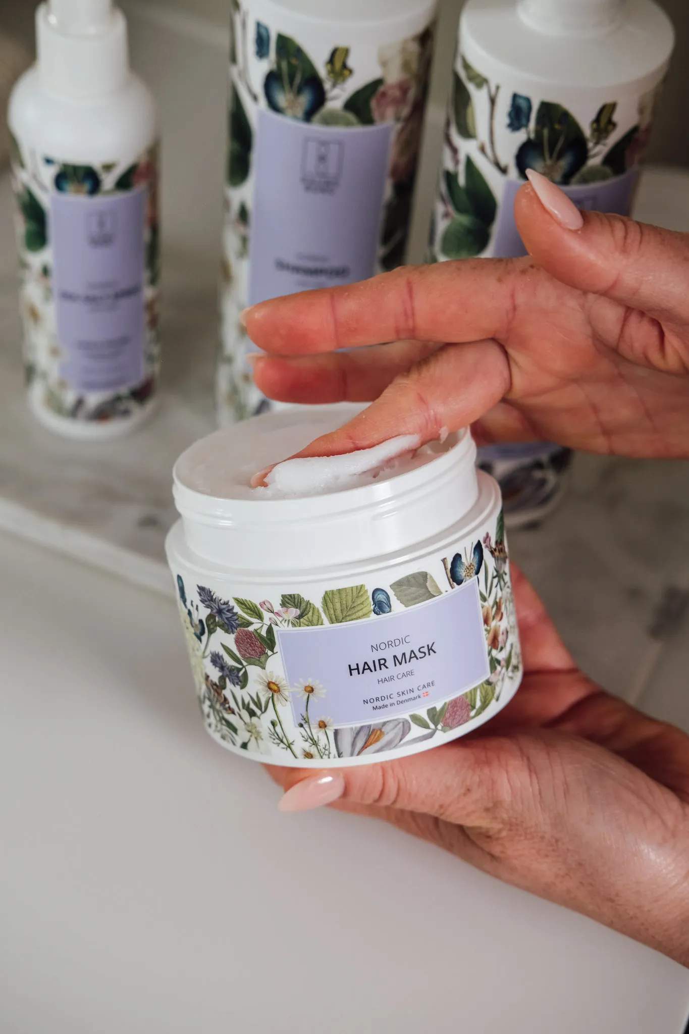 Raunsborg Shampoo og hårpleje Nordic Moisture & Repair Hårmaske i Hvid, 2