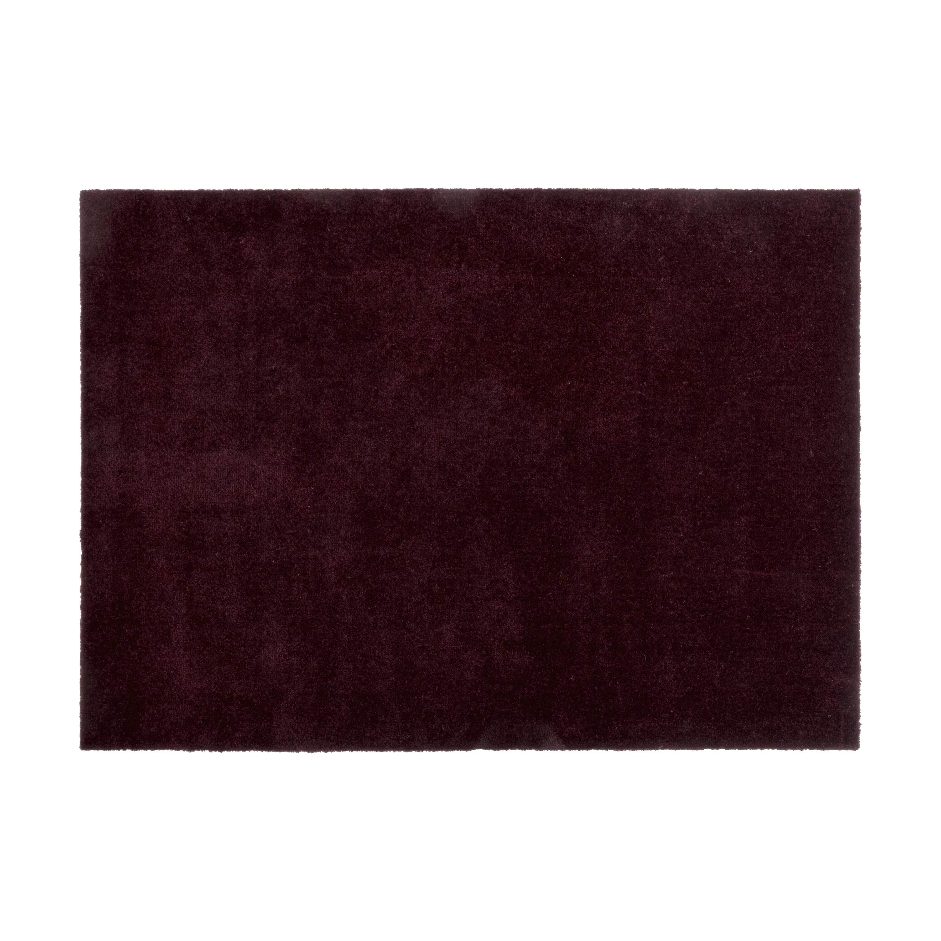 Unicolor Gulvmåtte, bordeaux, large