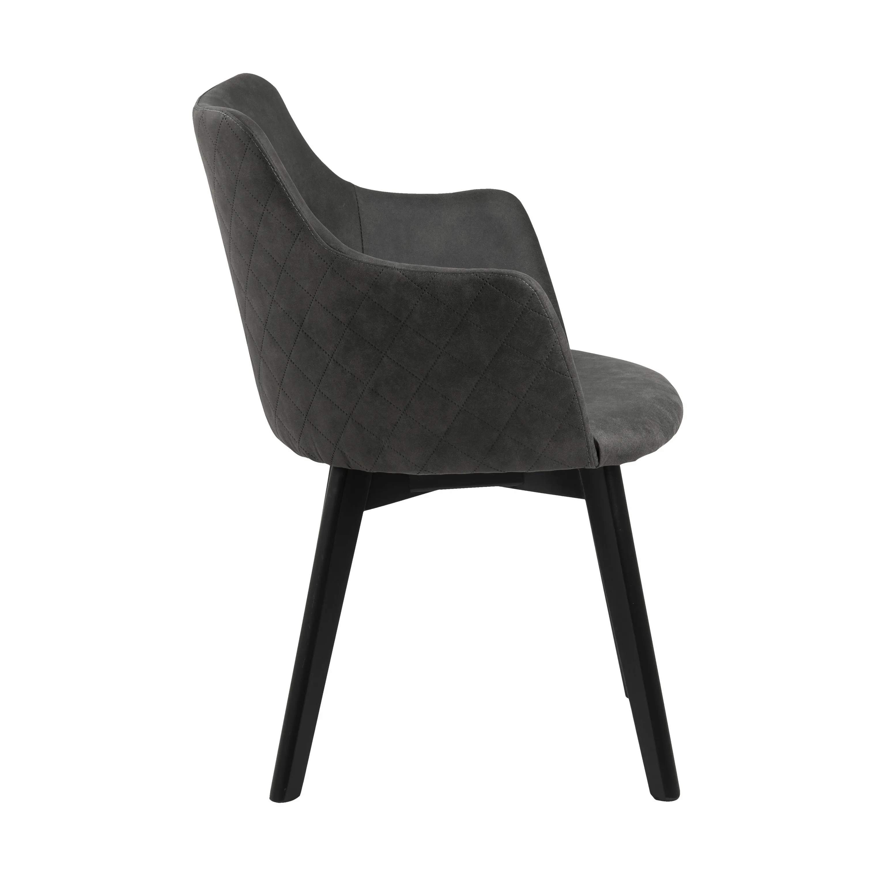 CASA Living Spisebordsstole Bella Spisebordsstol - 2 stk. i Antracit, 5