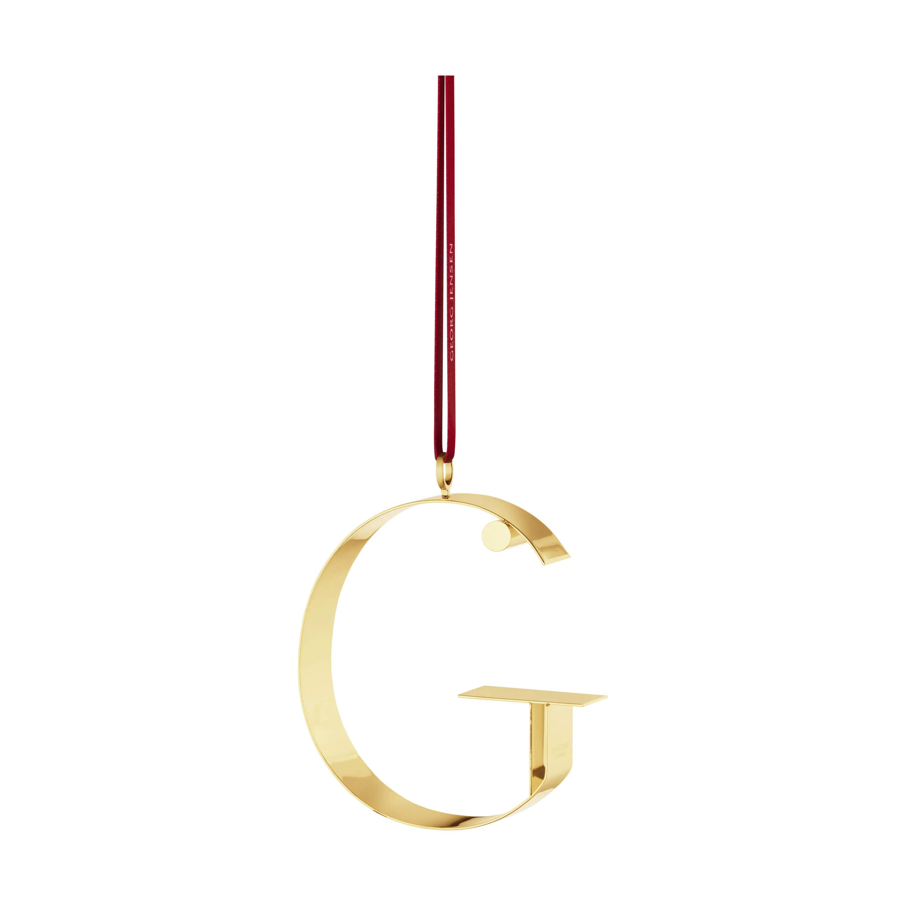 Georg Jensen Juleophæng Seasonal Christmas Collection Bogstavornament - G i G, 1