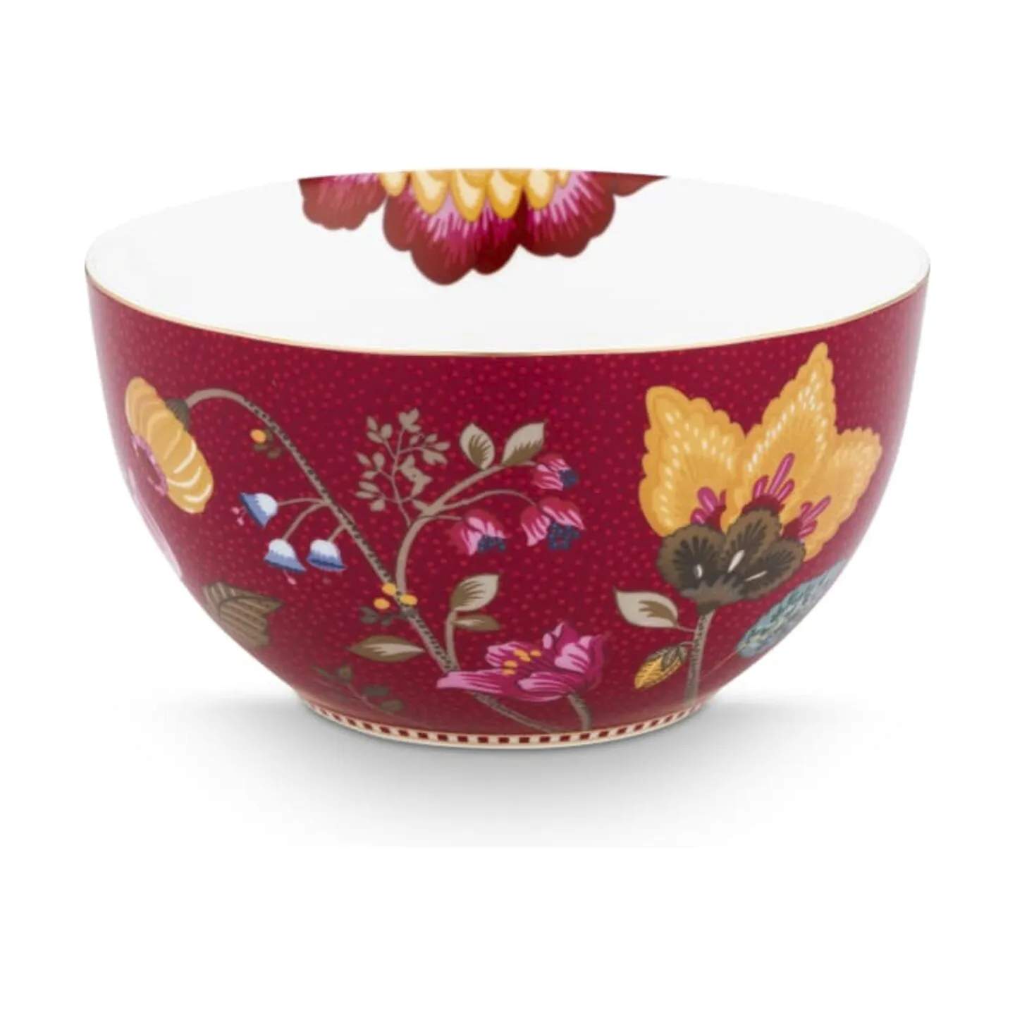 PIP Studio Serveringsskåle Blooming Tales Skål i Rød, 15 cm, 1