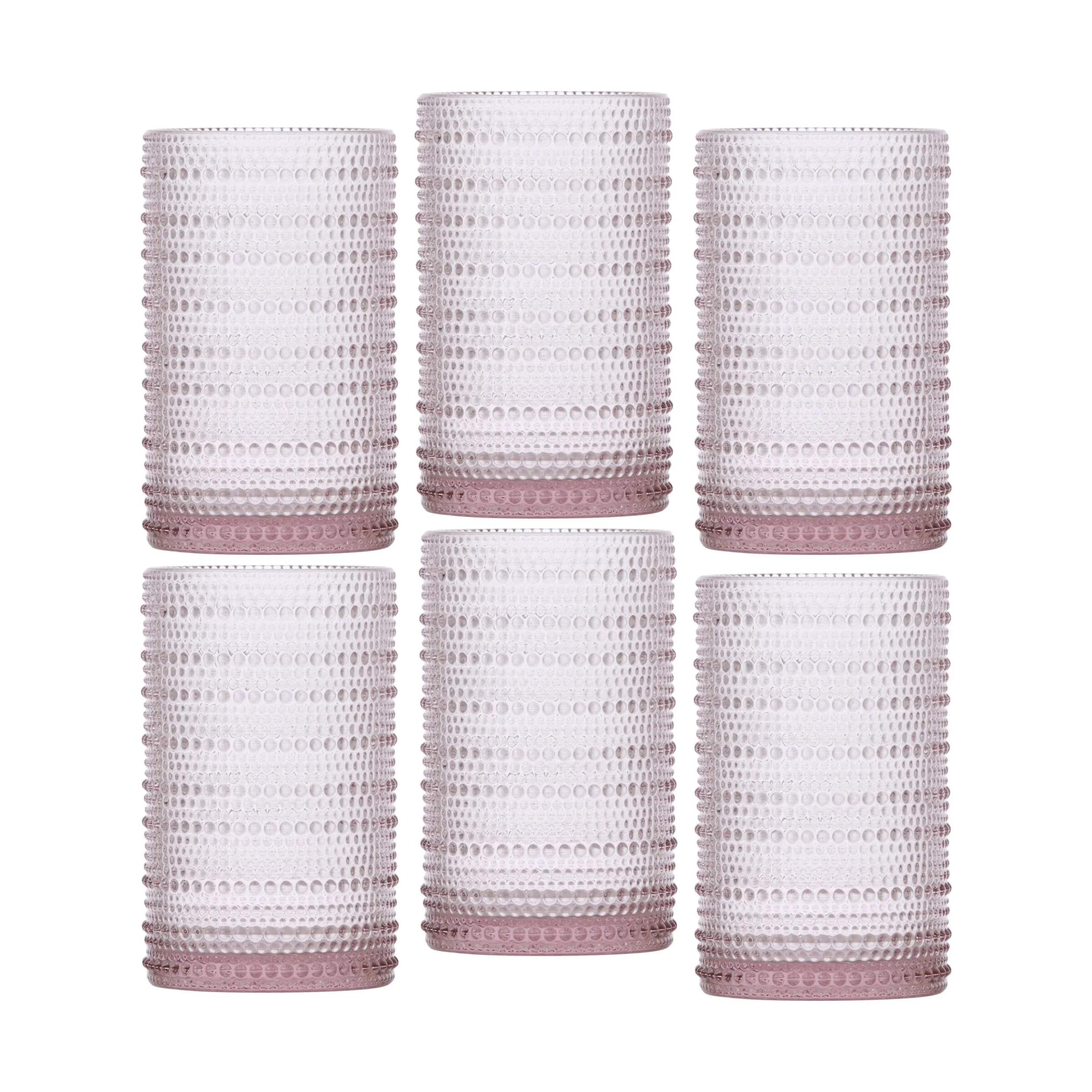Fortessa Highball glas Jupiter Longdrink Glas - 6 stk. i Lyserød, 1