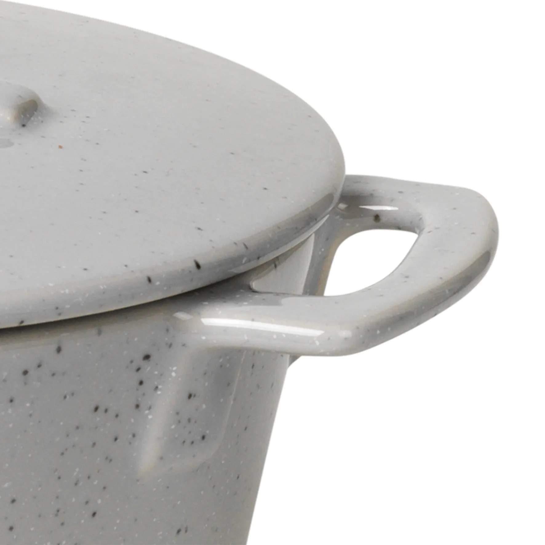 Broste Copenhagen Ovnfaste fade Hasle Ovnfast Fad m. Låg i Light Grey Granite, 3