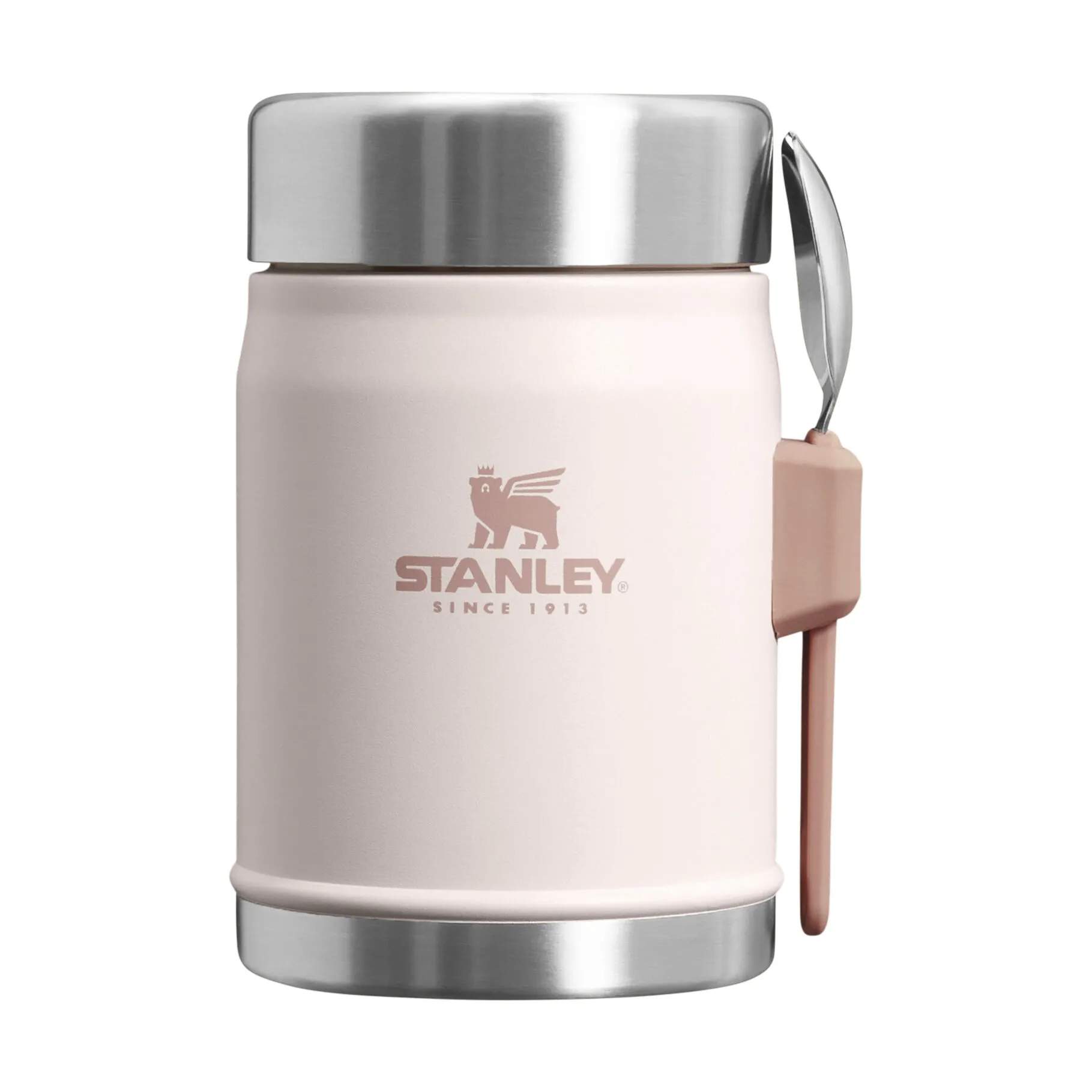 Stanley To go kopper Classic Madtermokande inkl. ske i Rose, 2