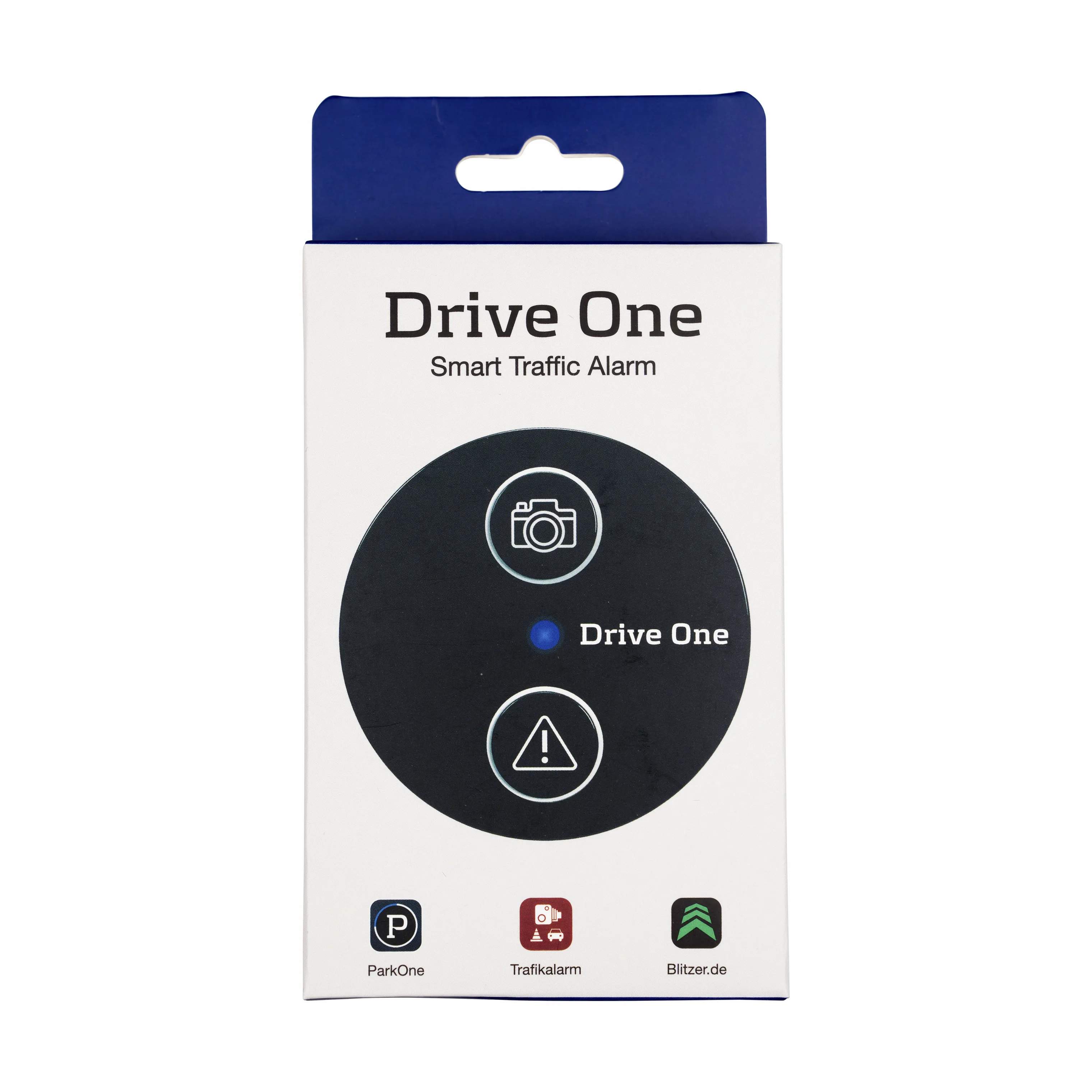 Drive One P-skiver Trafikalarm i Sort, 1