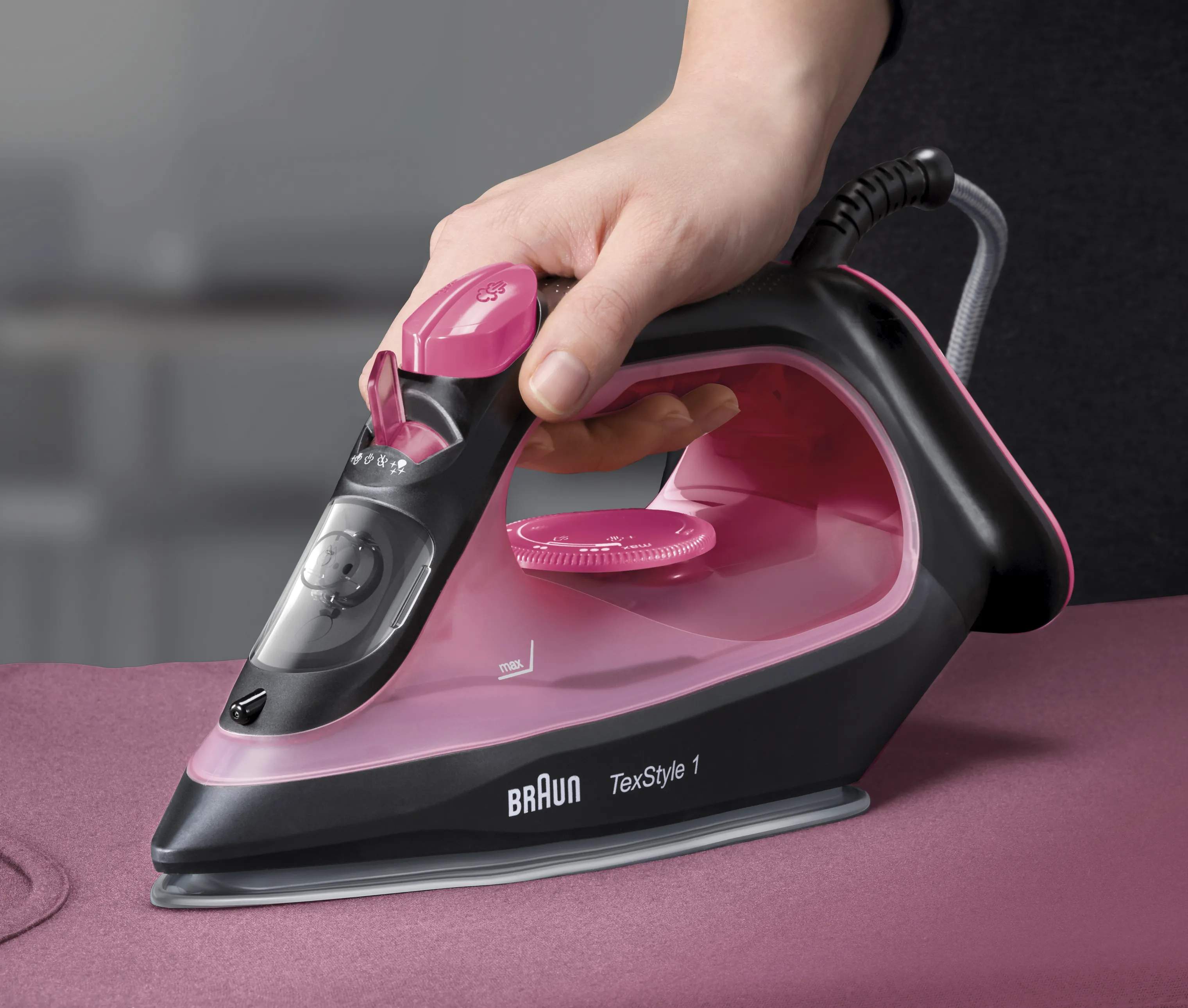 Braun Strygejern Dampstrygejern SI1070PU i lilla, 2
