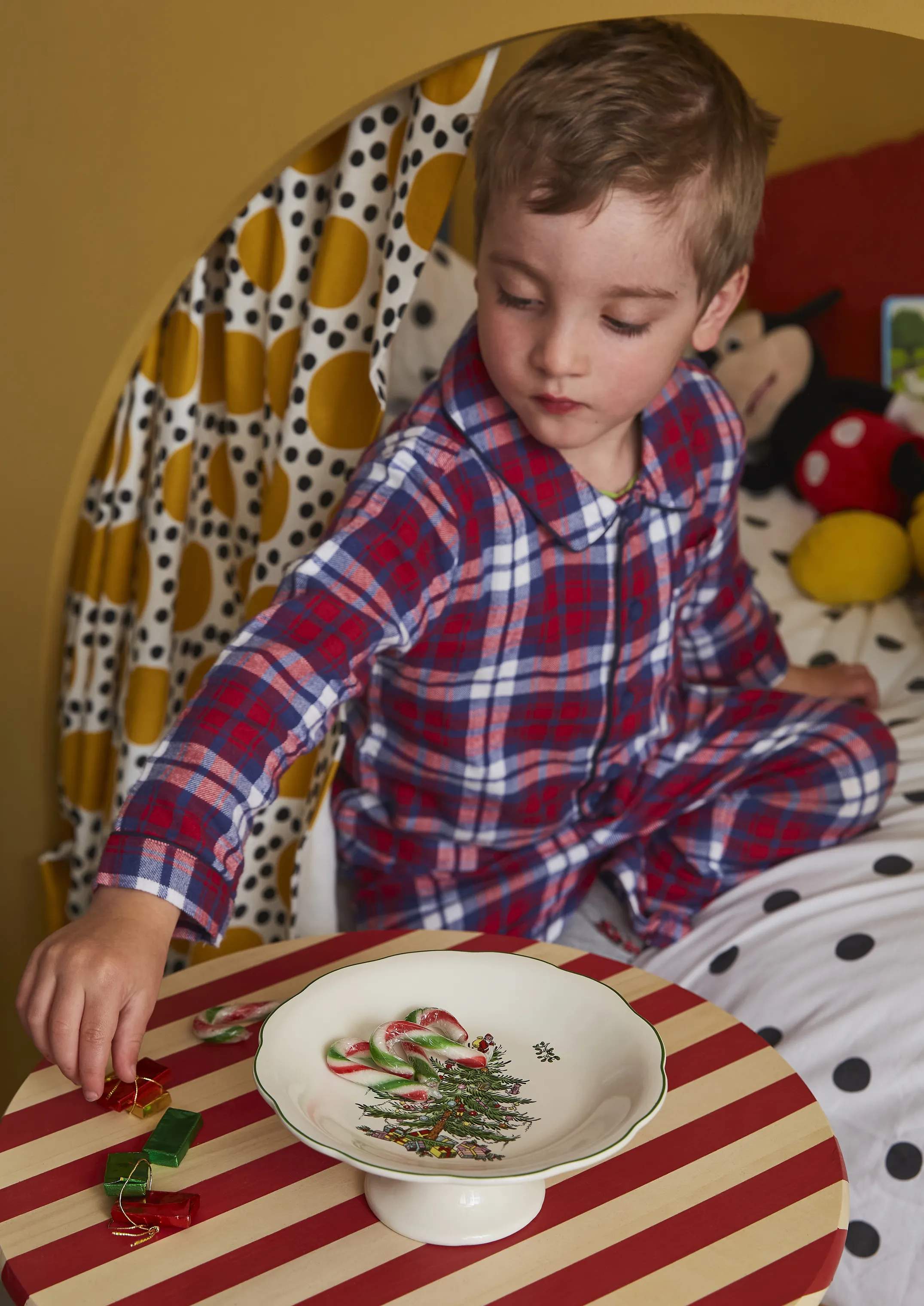 Spode Serveringsskåle Christmas Tree Skål i Hvid/grøn/rød, 2