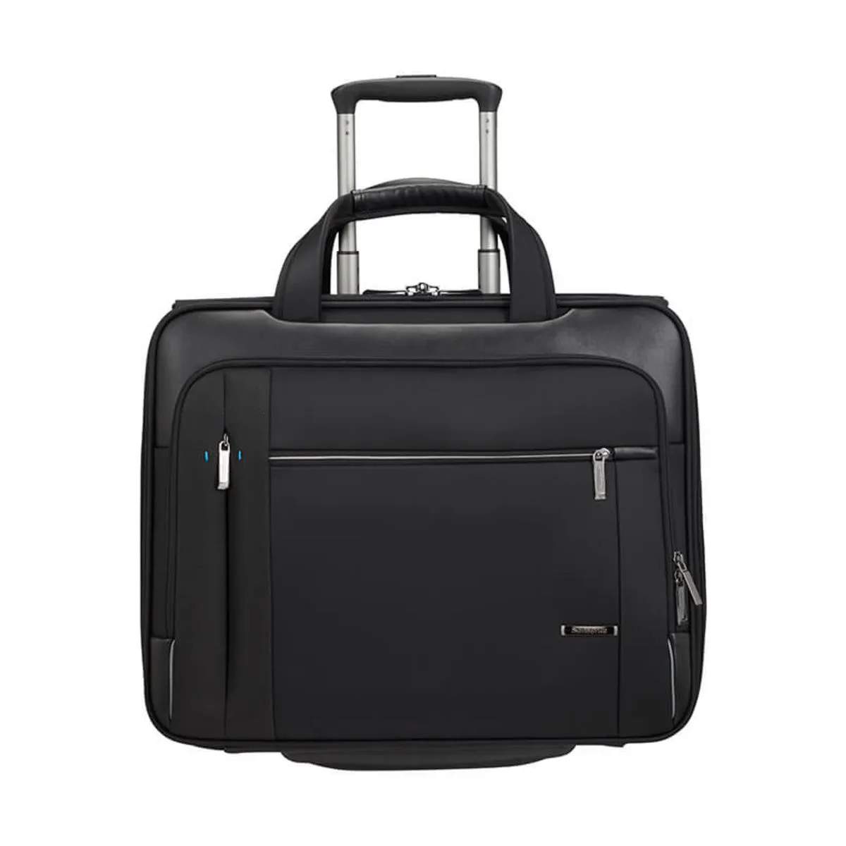 Computertaske m. hjul, sort, large