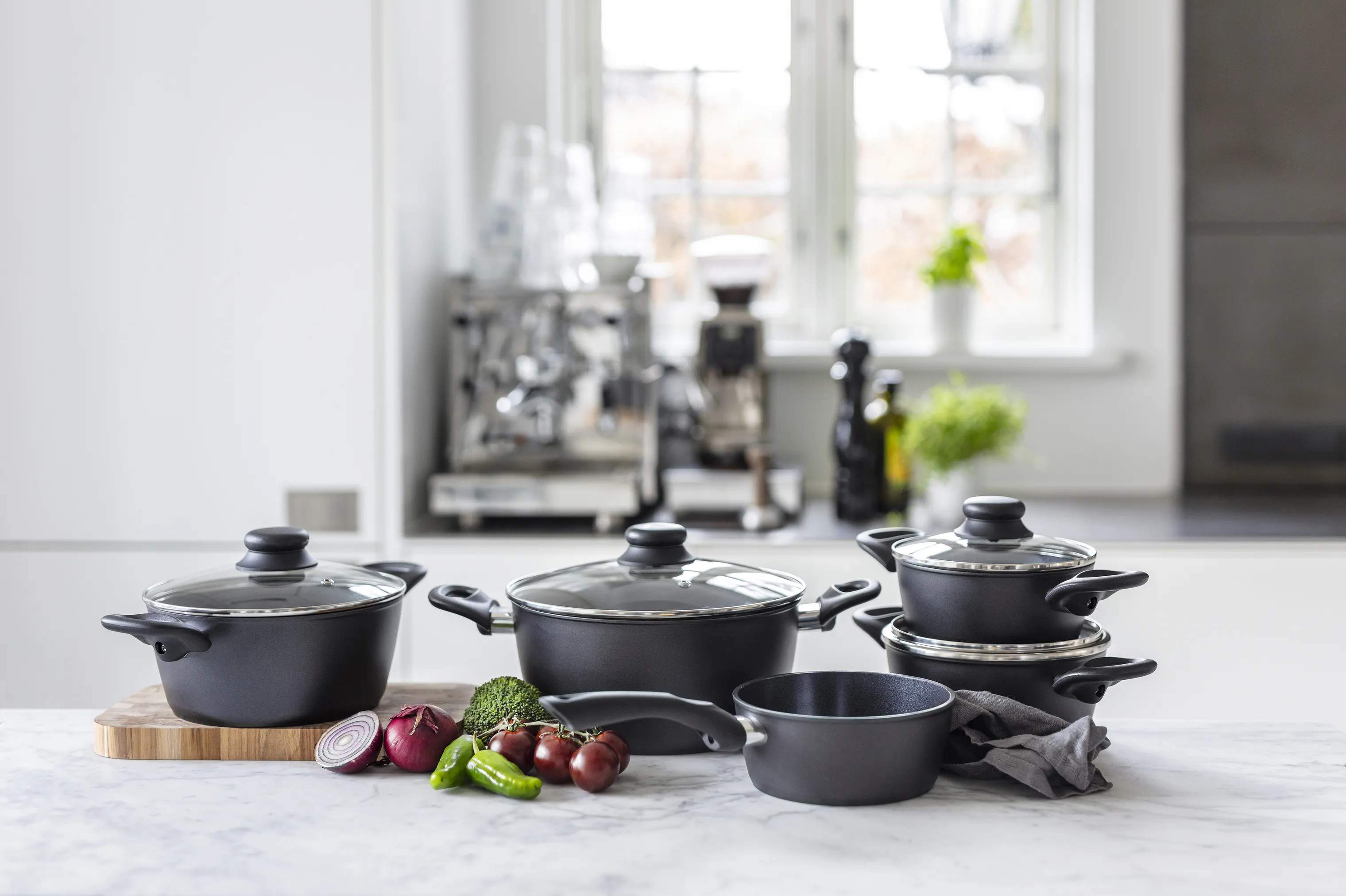 Cook & Baker Grydesæt Grydesæt - 9 dele i Sort, 2