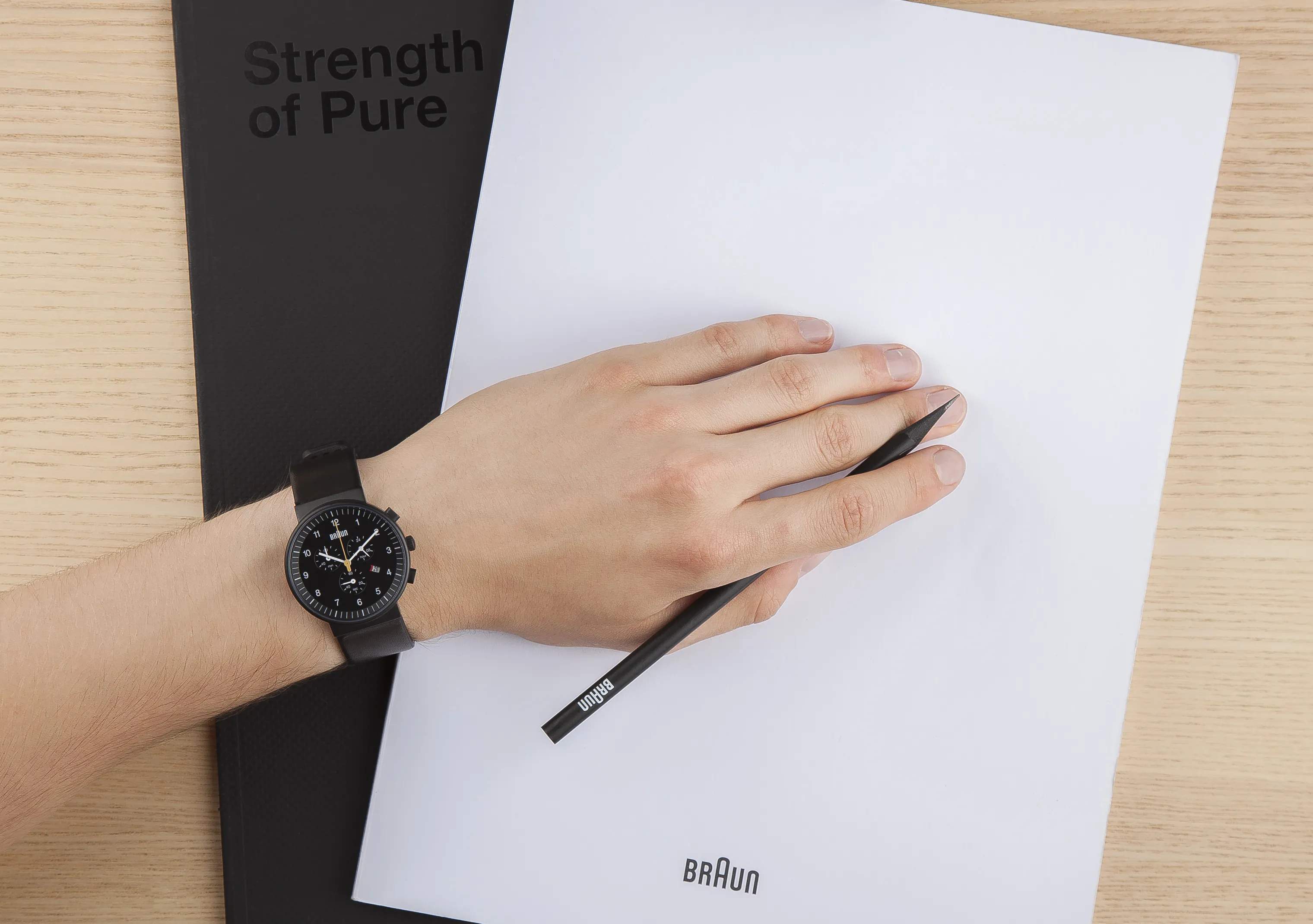Braun Armbåndsure Armbåndsur - Herre i Sort, 2