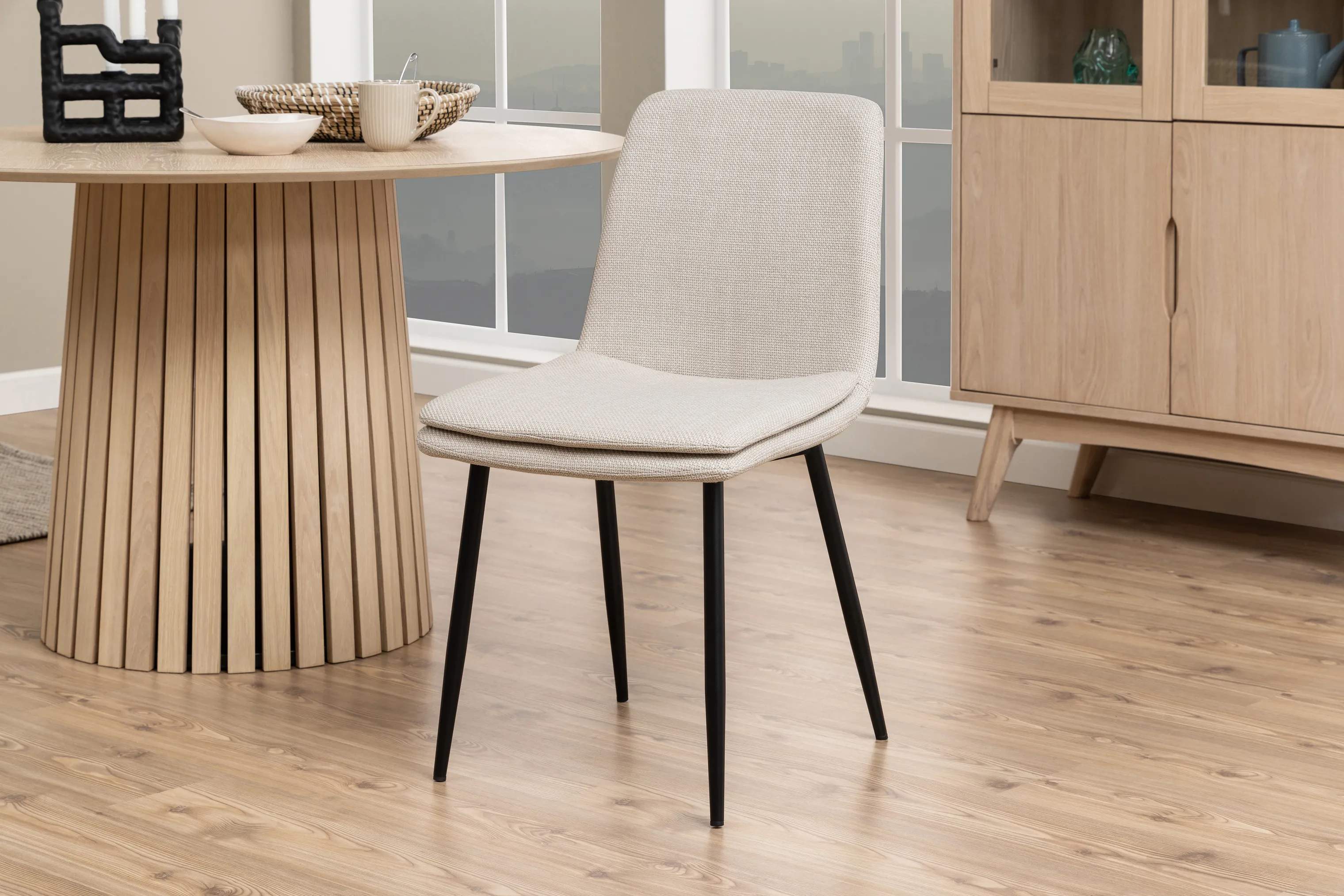 CASA Living Spisebordsstole Becca Spisebordsstol - 4 stk. i Beige, 4 stk., 2