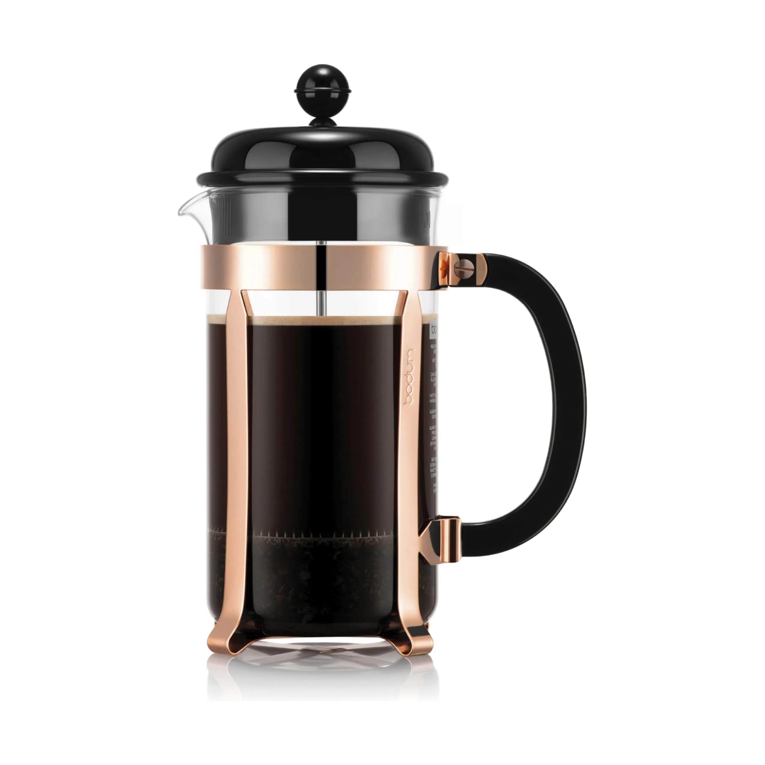 Bodum Stempelkander Caffettiera Stempelkande i Sort/rosegold, 1 L, 1