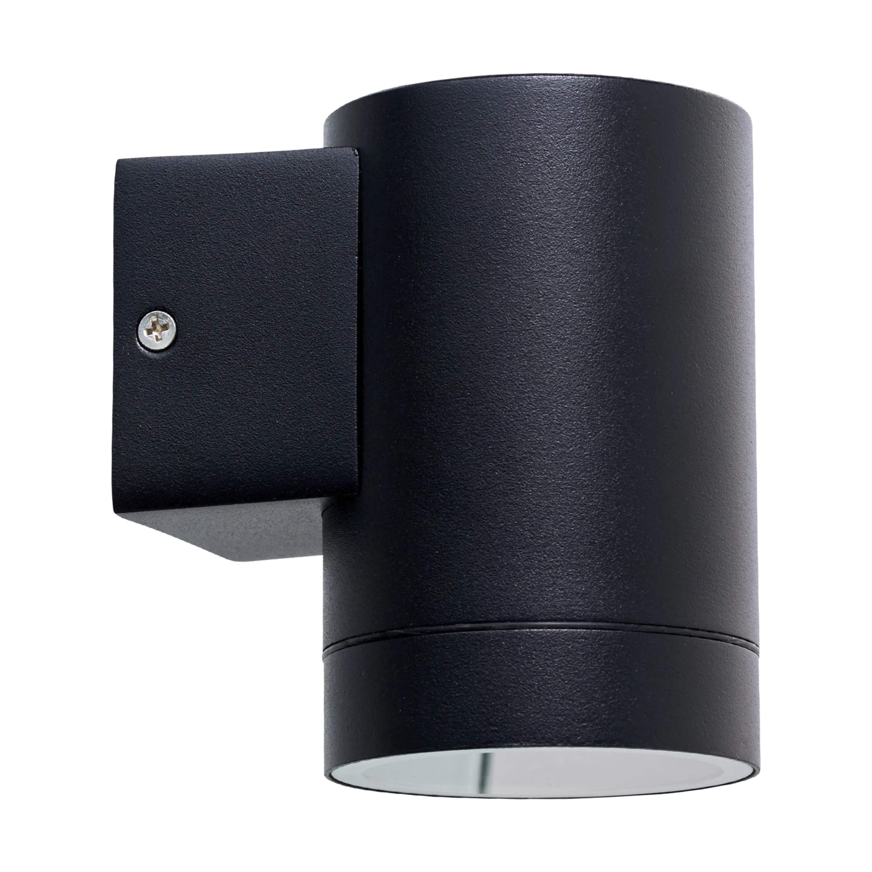 Dyberg Larsen Udendørs væglamper Stege Udendørs Væglampe i Sort, 1