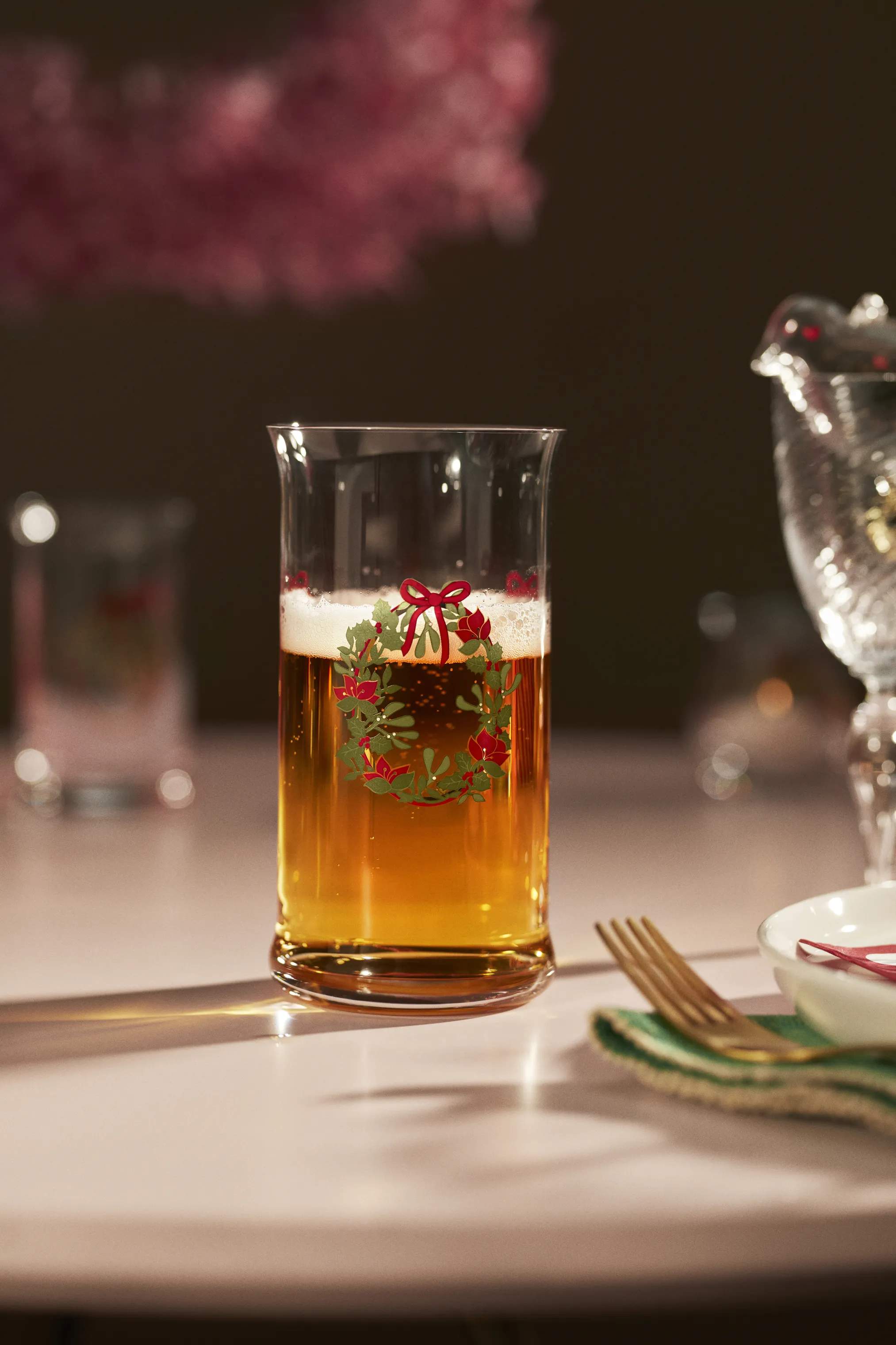 Holmegaard Ølglas Christmas 2025 Ølglas i Multifarvet, 5